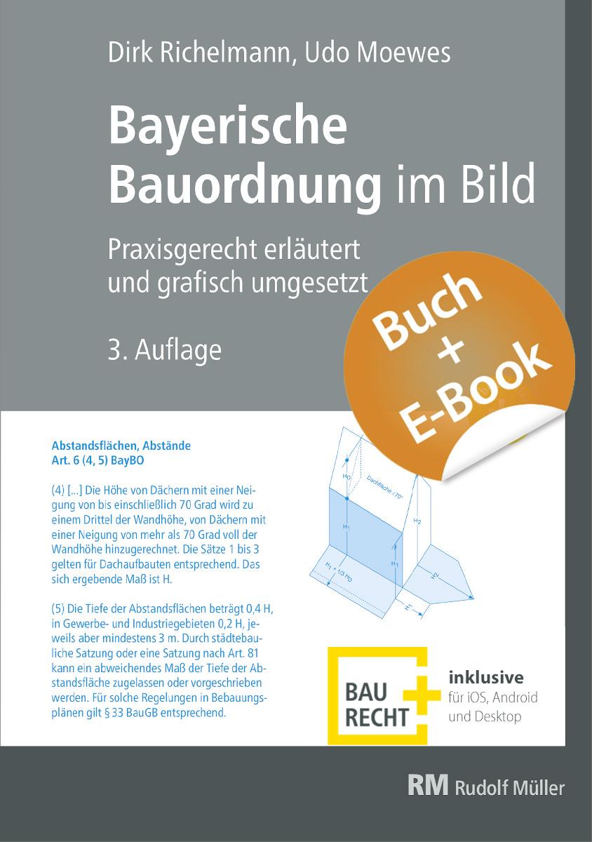 Vorderes Coverbild Bayerische Bauordnung im Bild - mit E-Book (PDF)