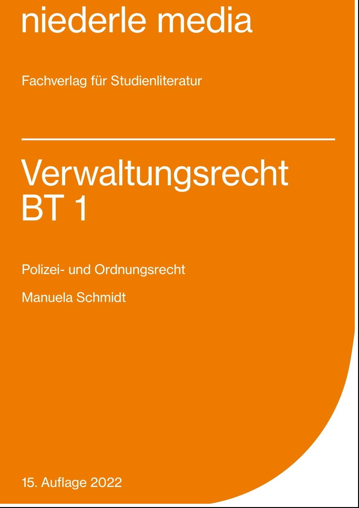 Vorderes Coverbild Einführung in das Verwaltungsrecht BT 1