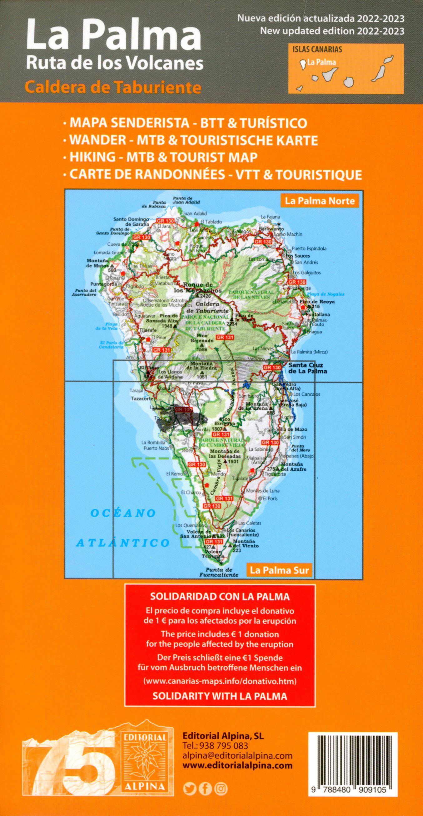 Beispielinhalt (Bild) La Palma 1:25 000  LZ  2023 - 2024