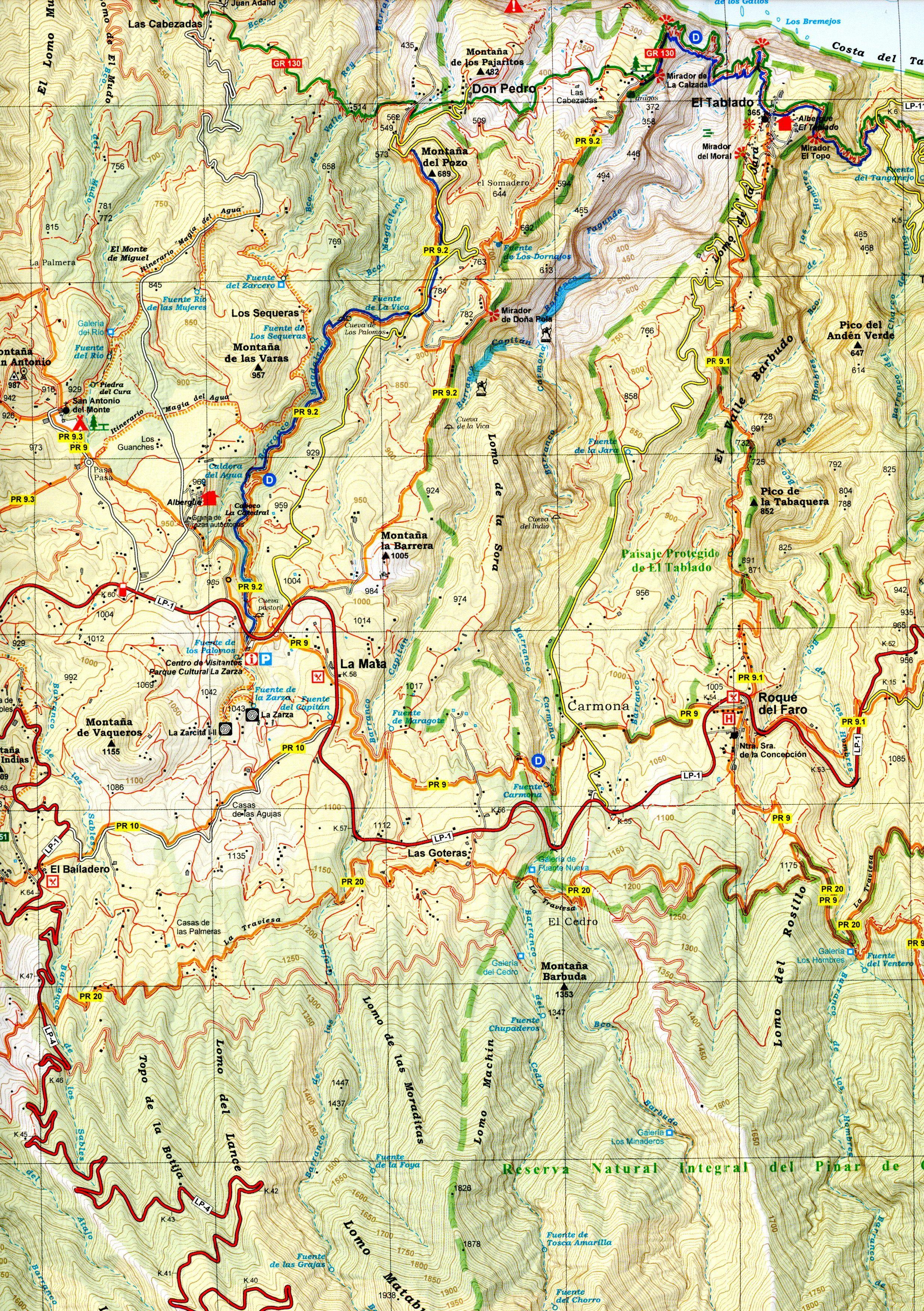 Beispielinhalt (Bild) La Palma 1:25 000  LZ  2023 - 2024