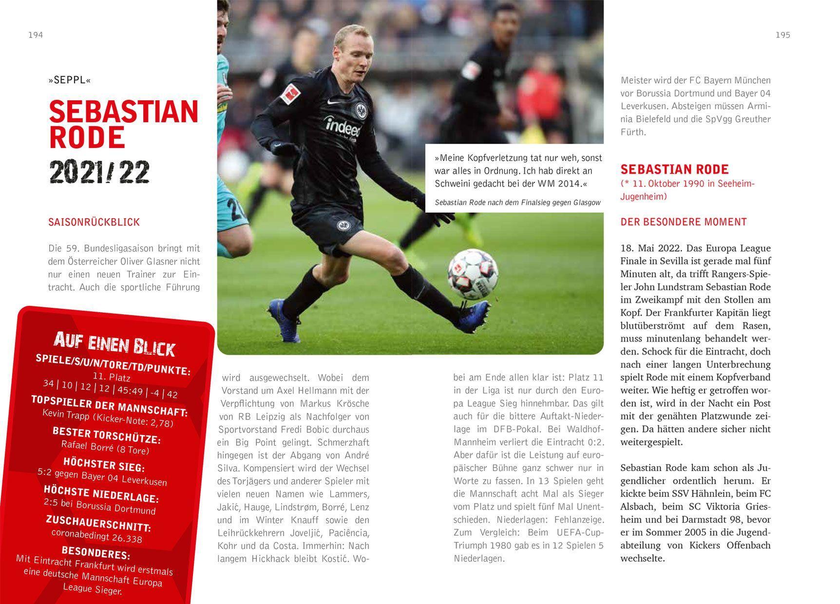 Beispielinhalt (Bild) Legenden der Eintracht
