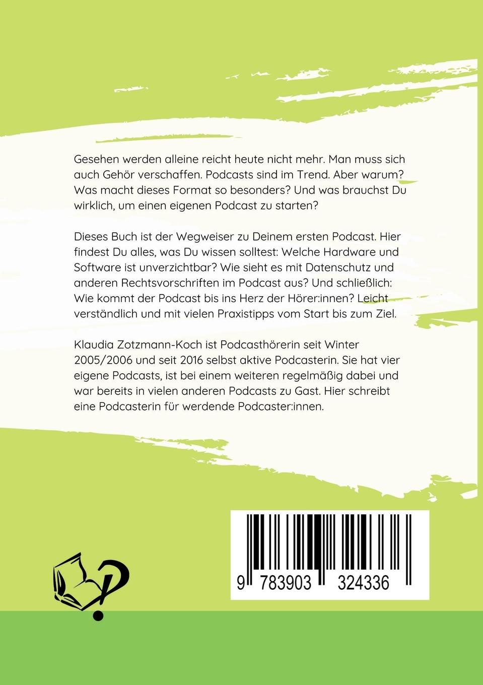 Rückseitencover Podcasting