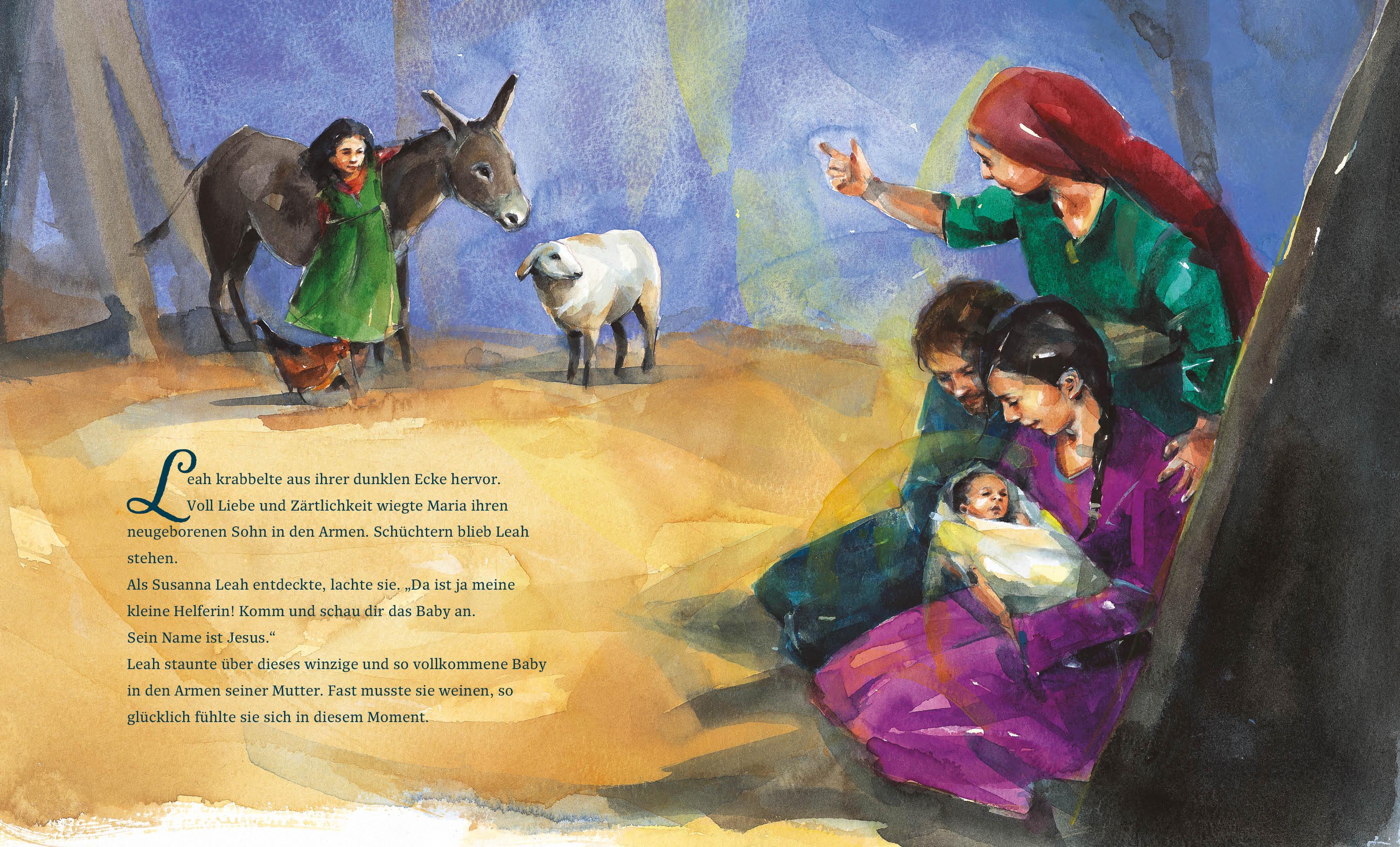 Beispielinhalt (Bild) Leah und der Stern von Betlehem