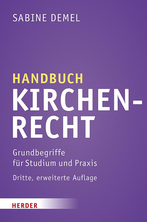 Vorderes Coverbild Handbuch Kirchenrecht