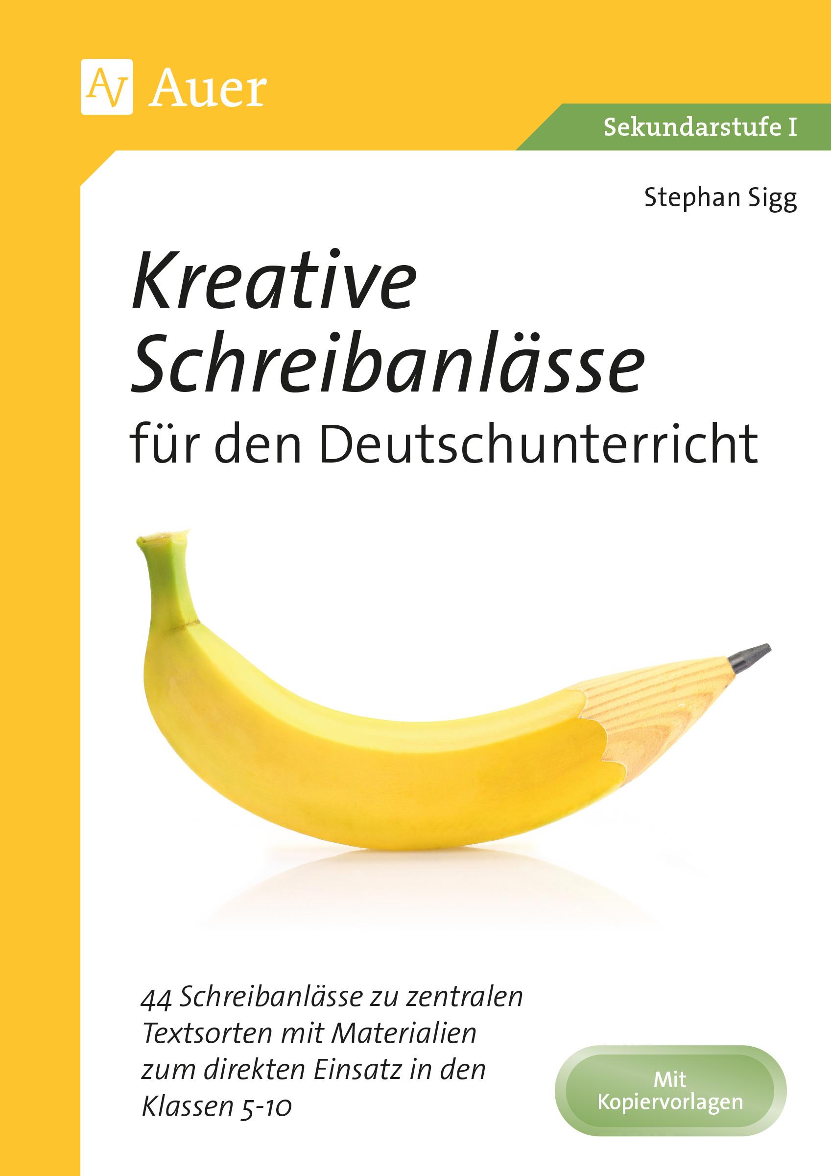 Vorderes Coverbild Kreative Schreibanlässe für den Deutschunterricht