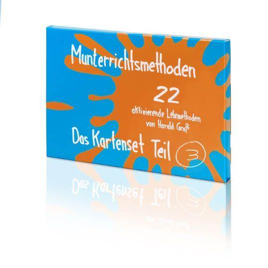 Vorderes Coverbild Munterrichtsmethoden Kartenset Teil 3