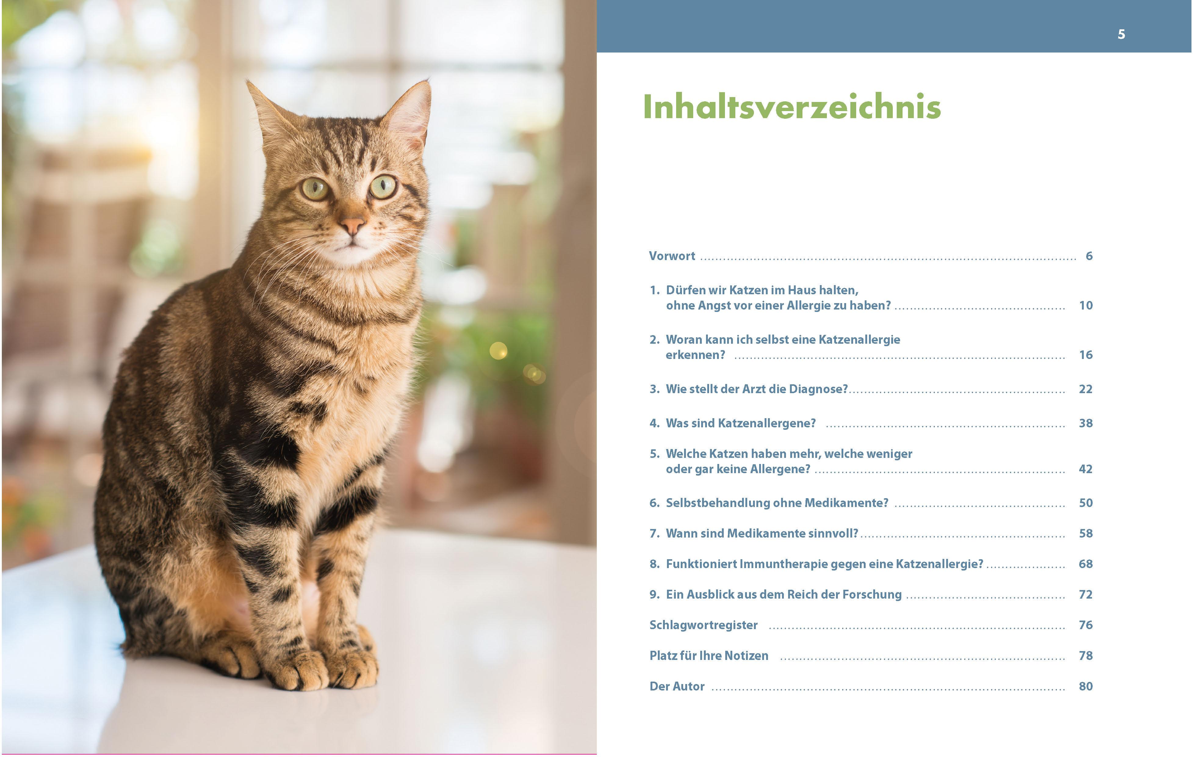 Beispielinhalt (Bild) Diagnose Katzenallergie