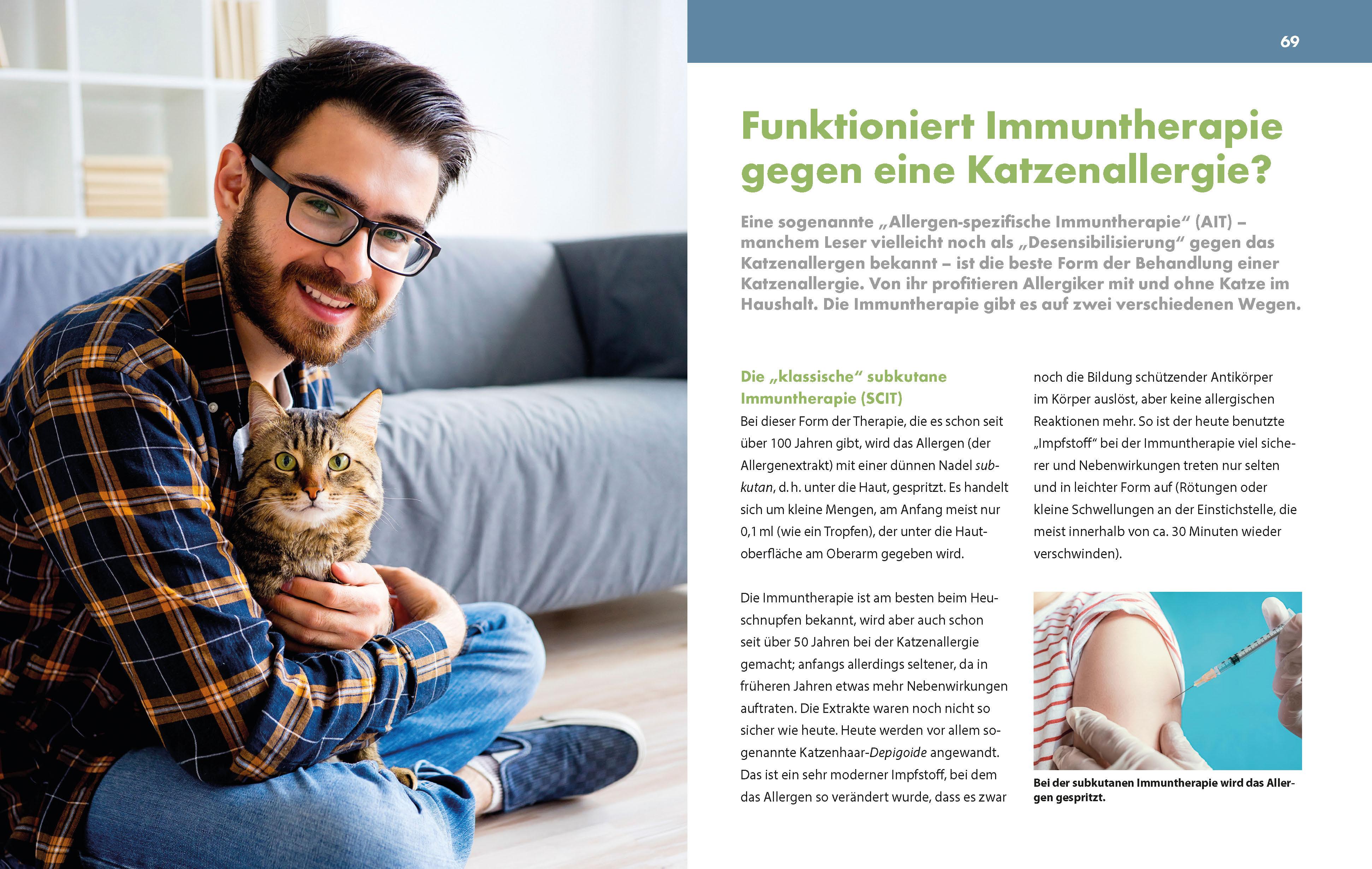 Beispielinhalt (Bild) Diagnose Katzenallergie