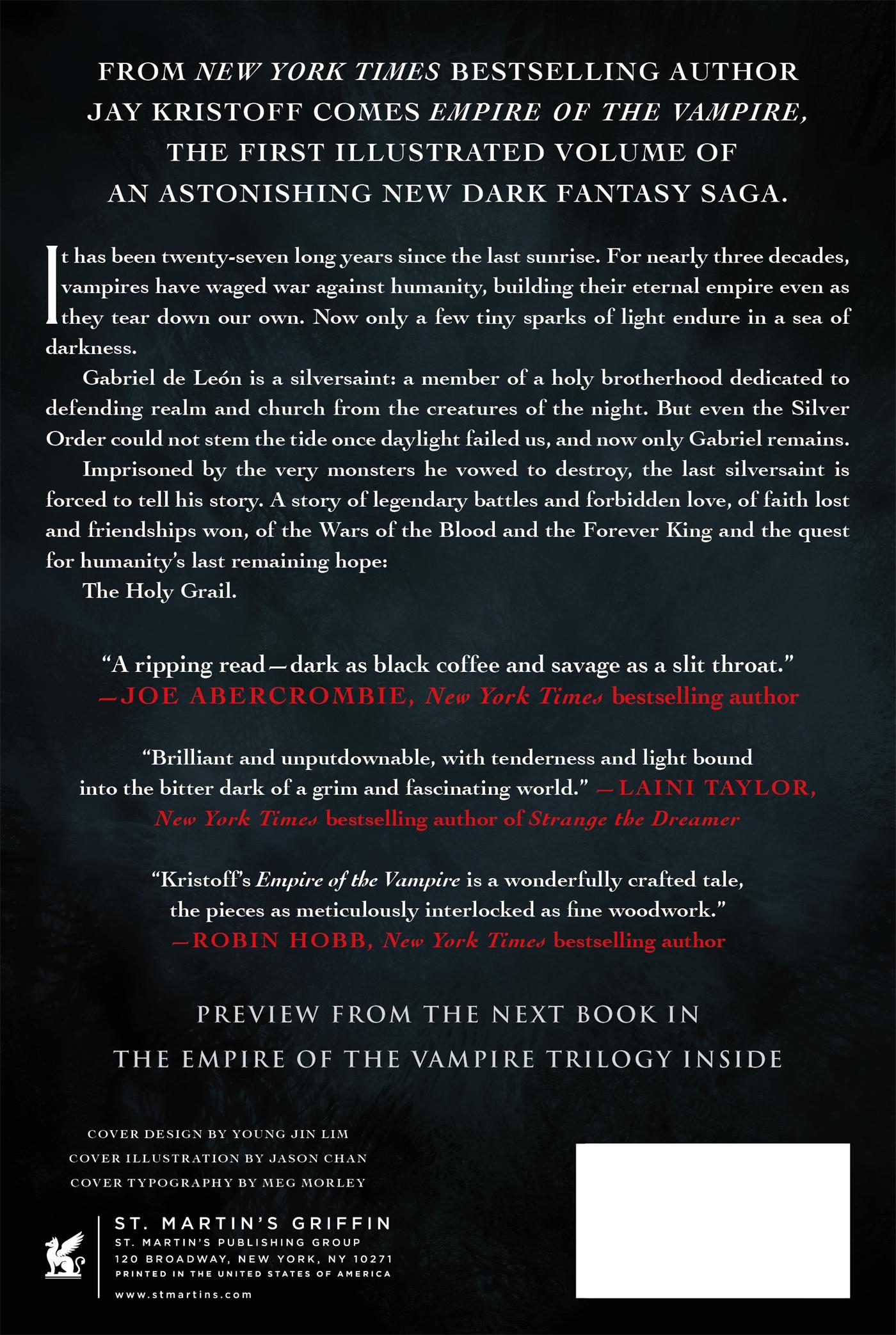 Rückseitencover Empire of the Vampire