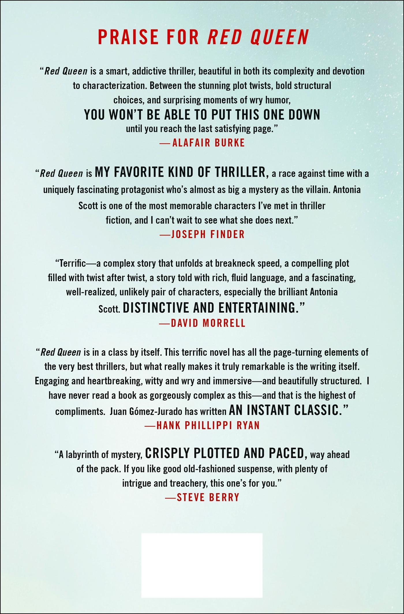 Rückseitencover Red Queen