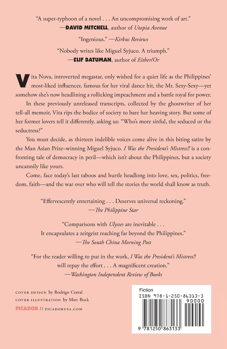 Rückseitencover I Was the President's Mistress!!