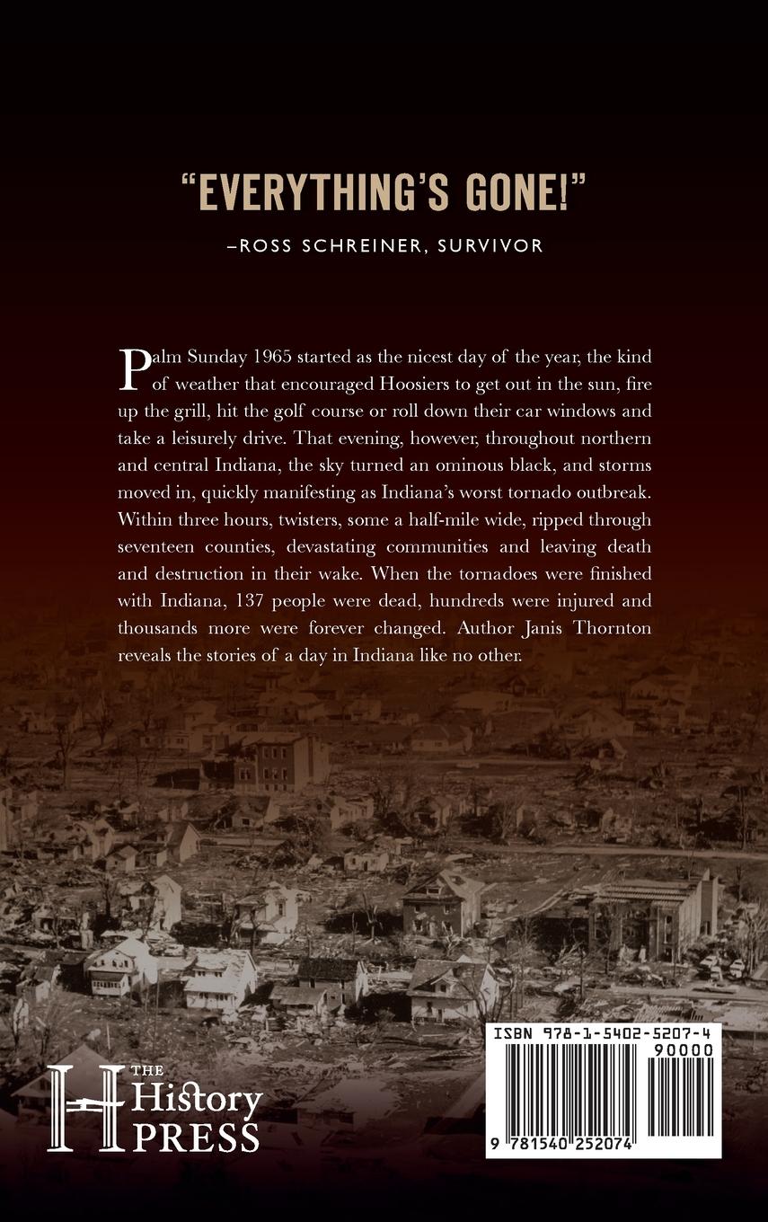 Rückseitencover 1965 Palm Sunday Tornadoes in Indiana