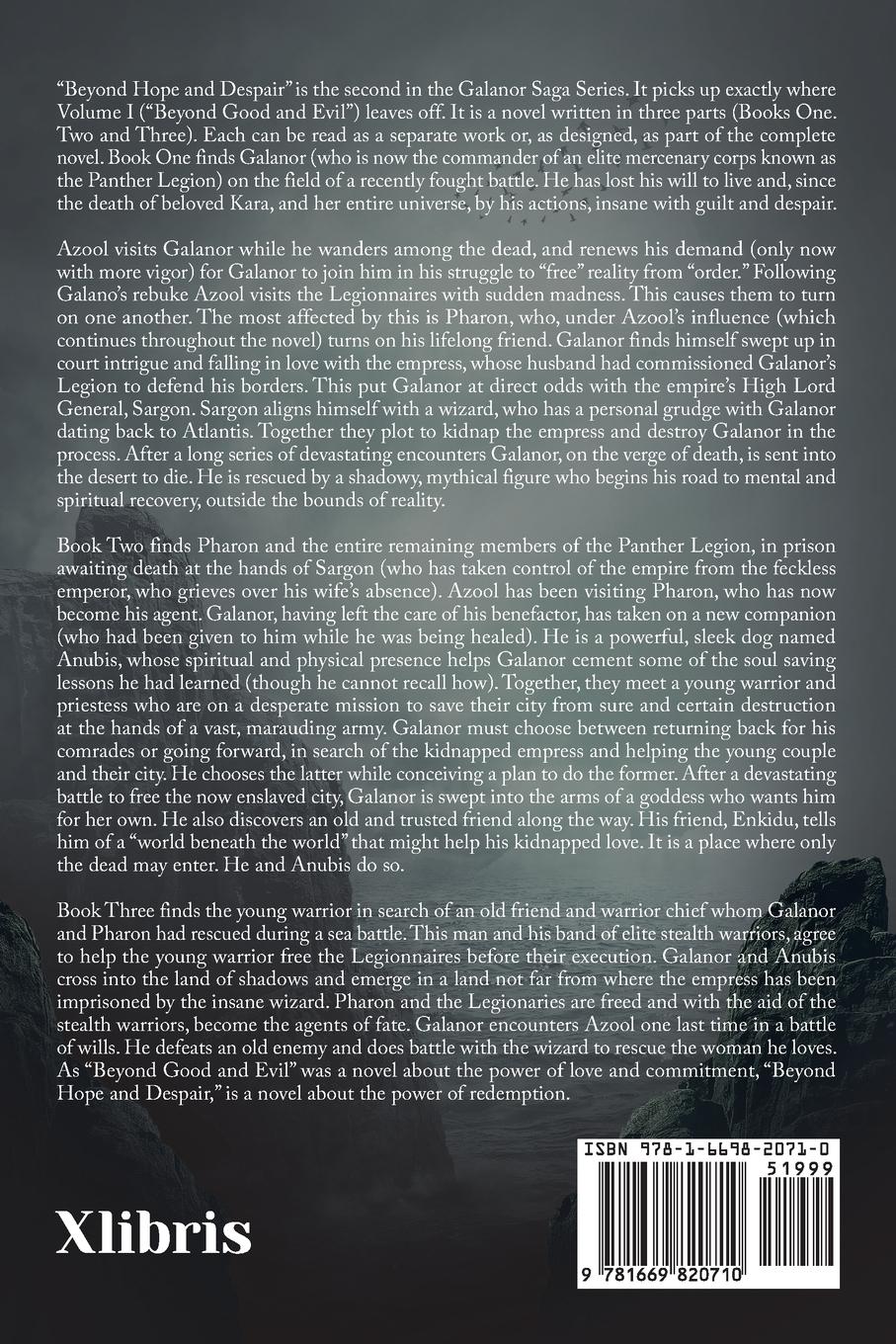 Rückseitencover Beyond Hope and Despair