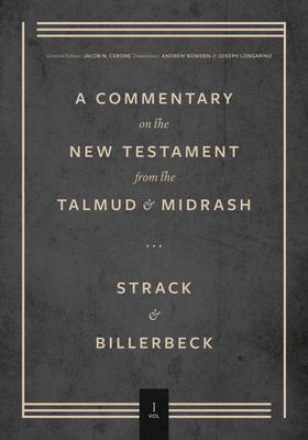 Vorderes Coverbild Commentary on the New Testament from the Talmud and Midrash