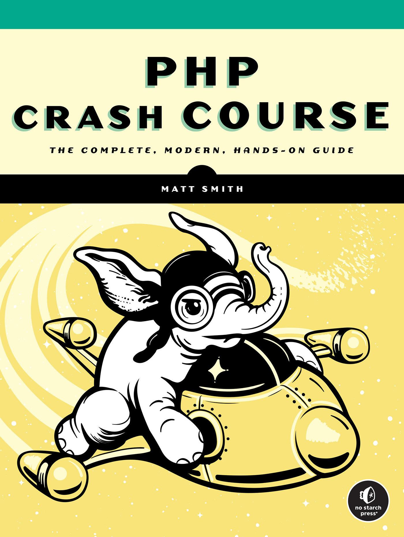 Vorderes Coverbild PHP Crash Course