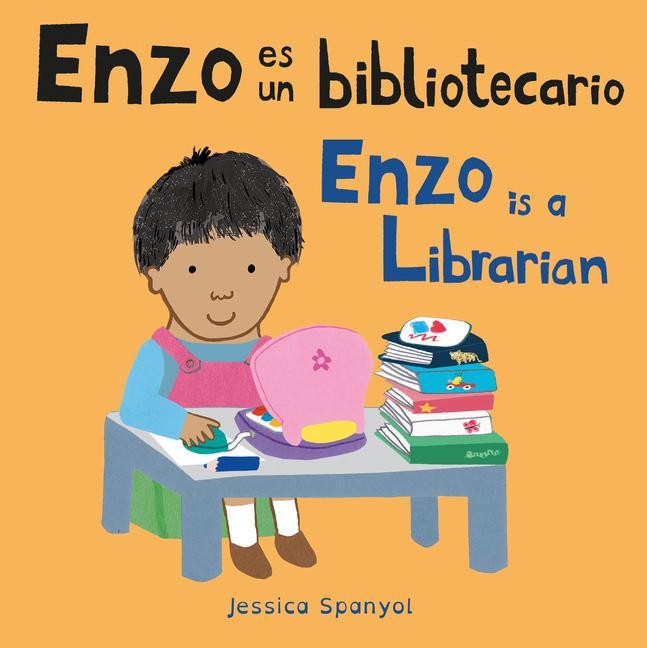 Vorderes Coverbild Enzo Es Un Bibliotecario/Enzo Is a Librarian