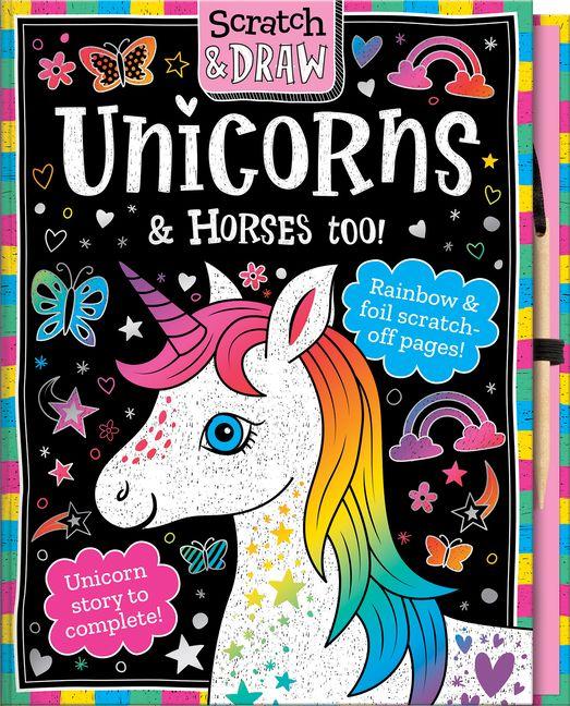 Vorderes Coverbild Scratch and Draw Unicorns & Horses Too!