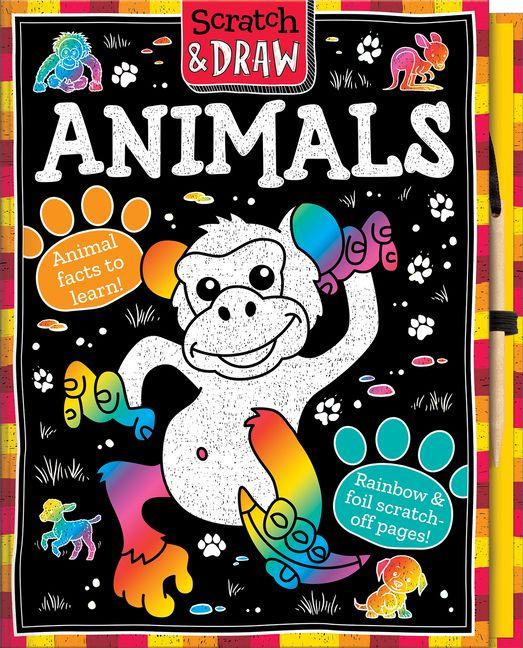 Vorderes Coverbild Scratch and Draw Animals