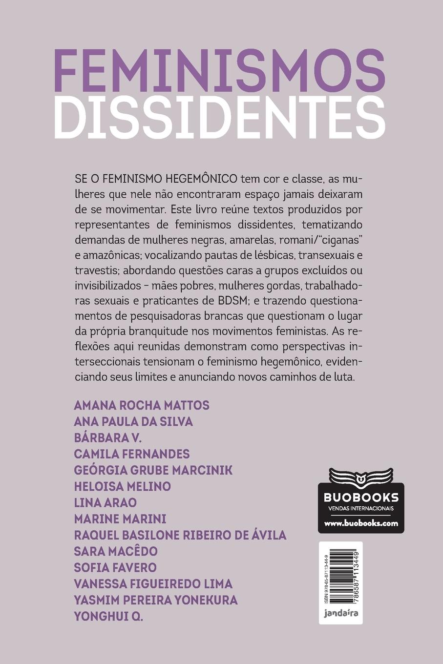 Rückseitencover Feminismos Dissidentes