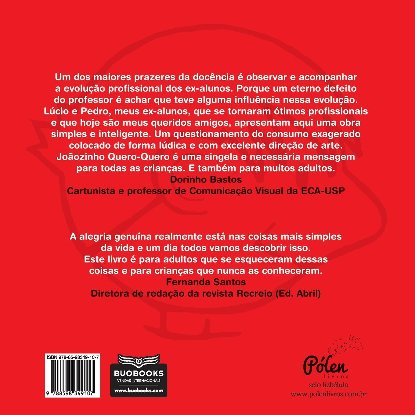 Rückseitencover Joãozinho Quero-Quero