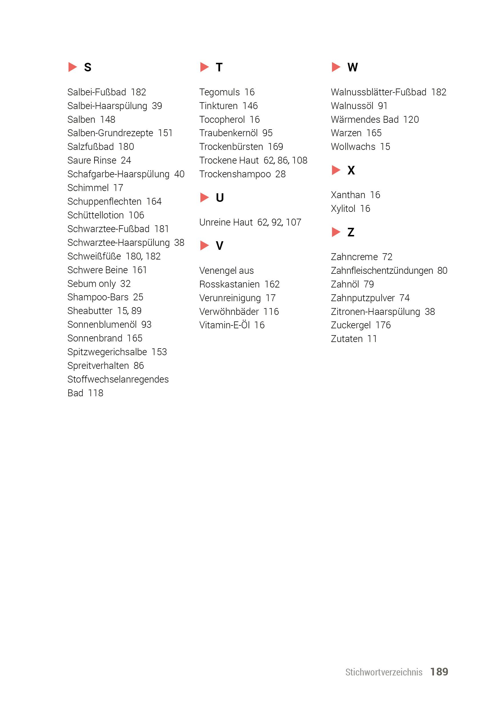 Beispielinhalt (Bild) Selber machen statt kaufen - Haut und Haar - 2. Auflage, aktualisierte, erweiterte Ausgabe