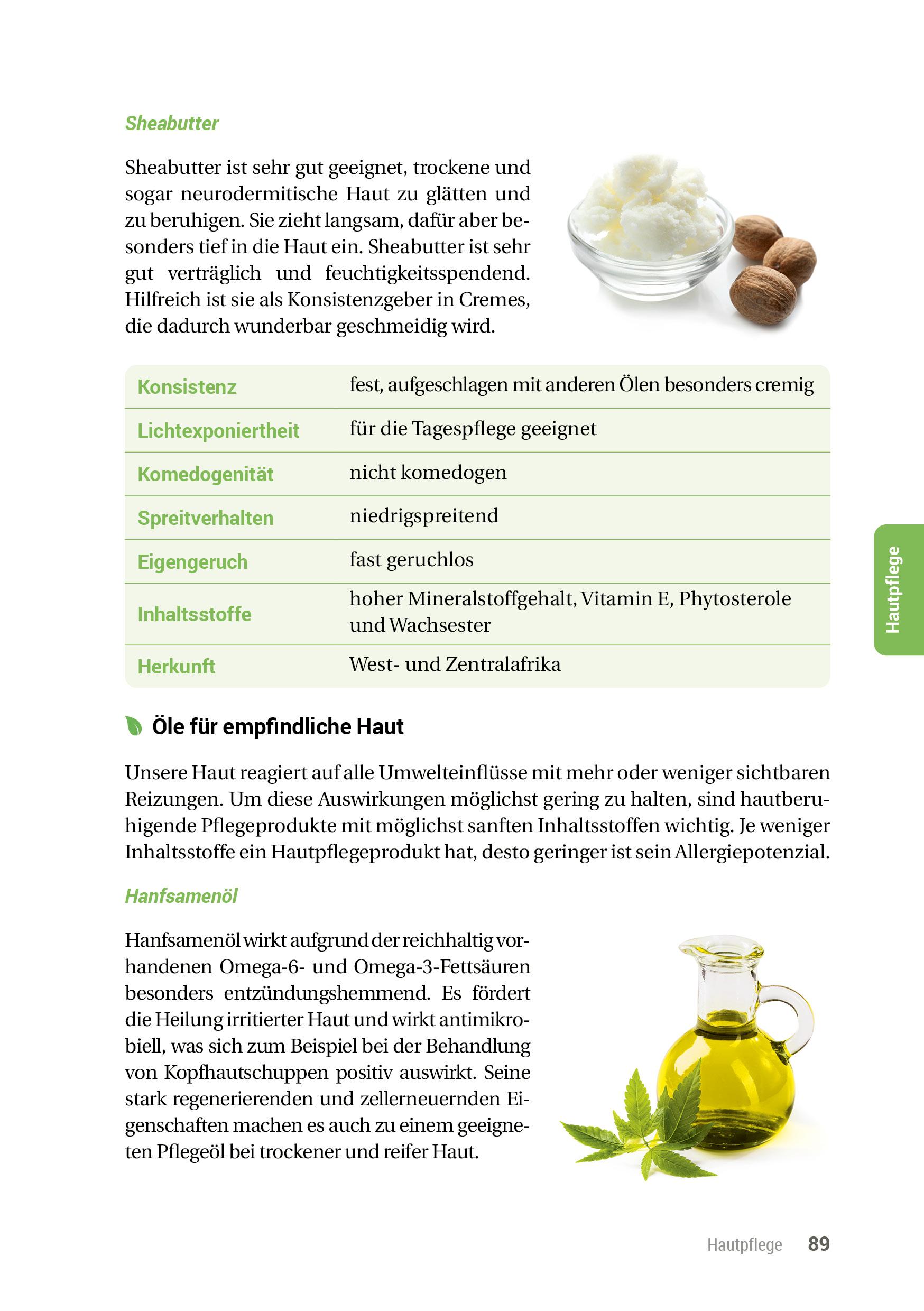 Beispielinhalt (Bild) Selber machen statt kaufen - Haut und Haar - 2. Auflage, aktualisierte, erweiterte Ausgabe