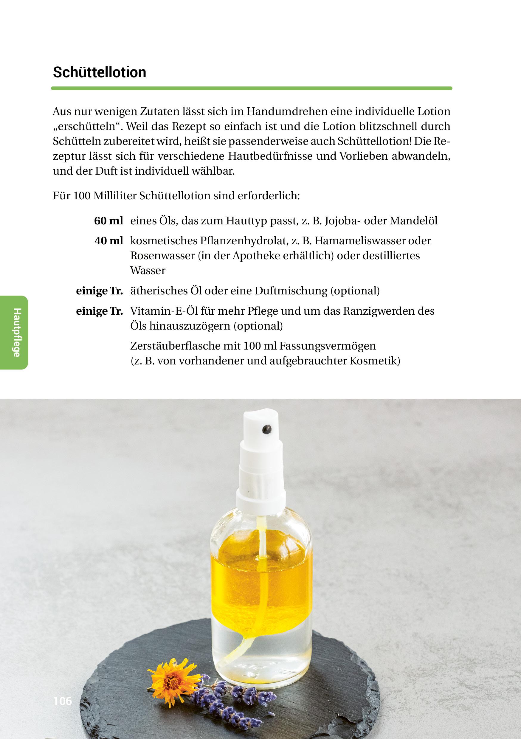 Beispielinhalt (Bild) Selber machen statt kaufen - Haut und Haar - 2. Auflage, aktualisierte, erweiterte Ausgabe