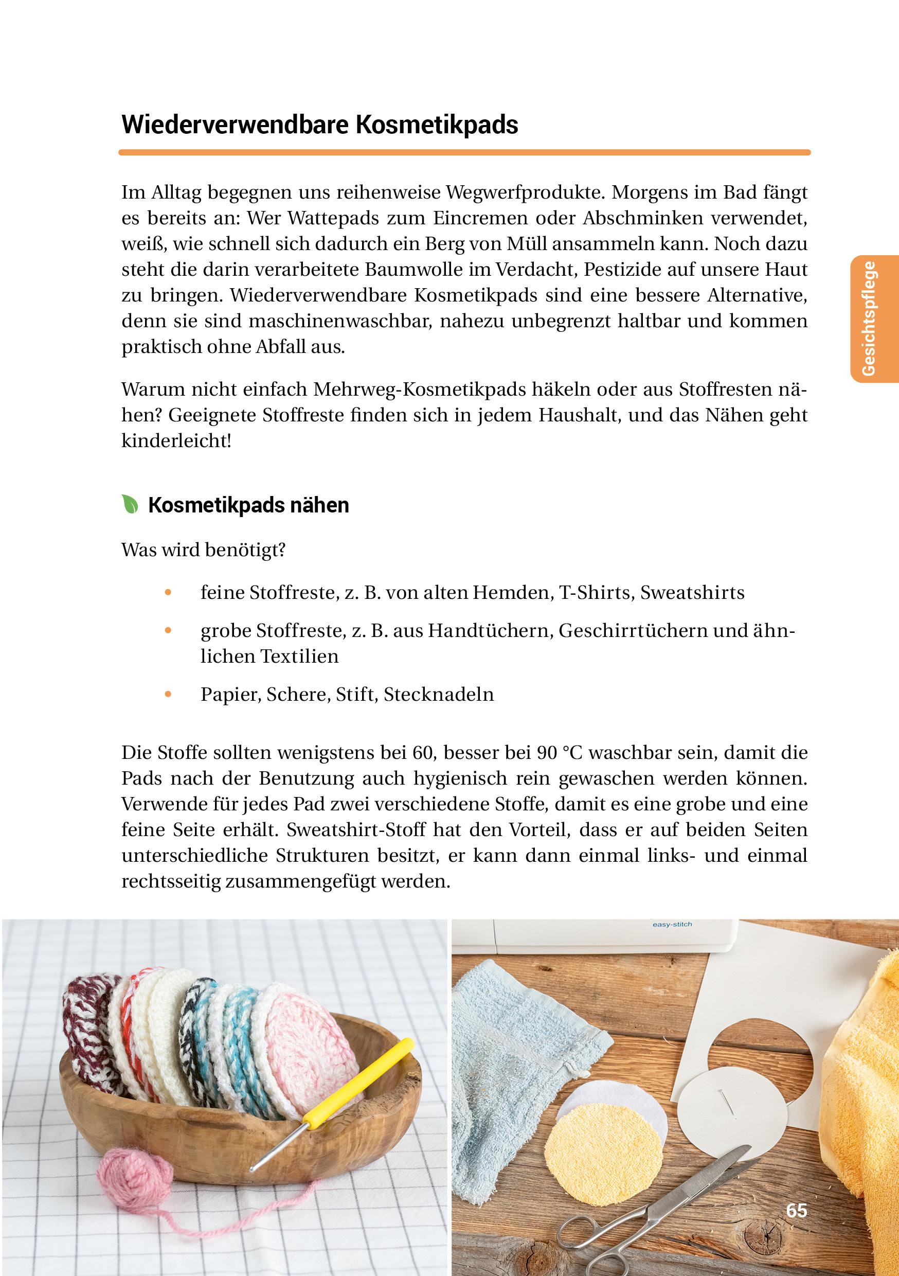 Beispielinhalt (Bild) Selber machen statt kaufen - Haut und Haar - 2. Auflage, aktualisierte, erweiterte Ausgabe