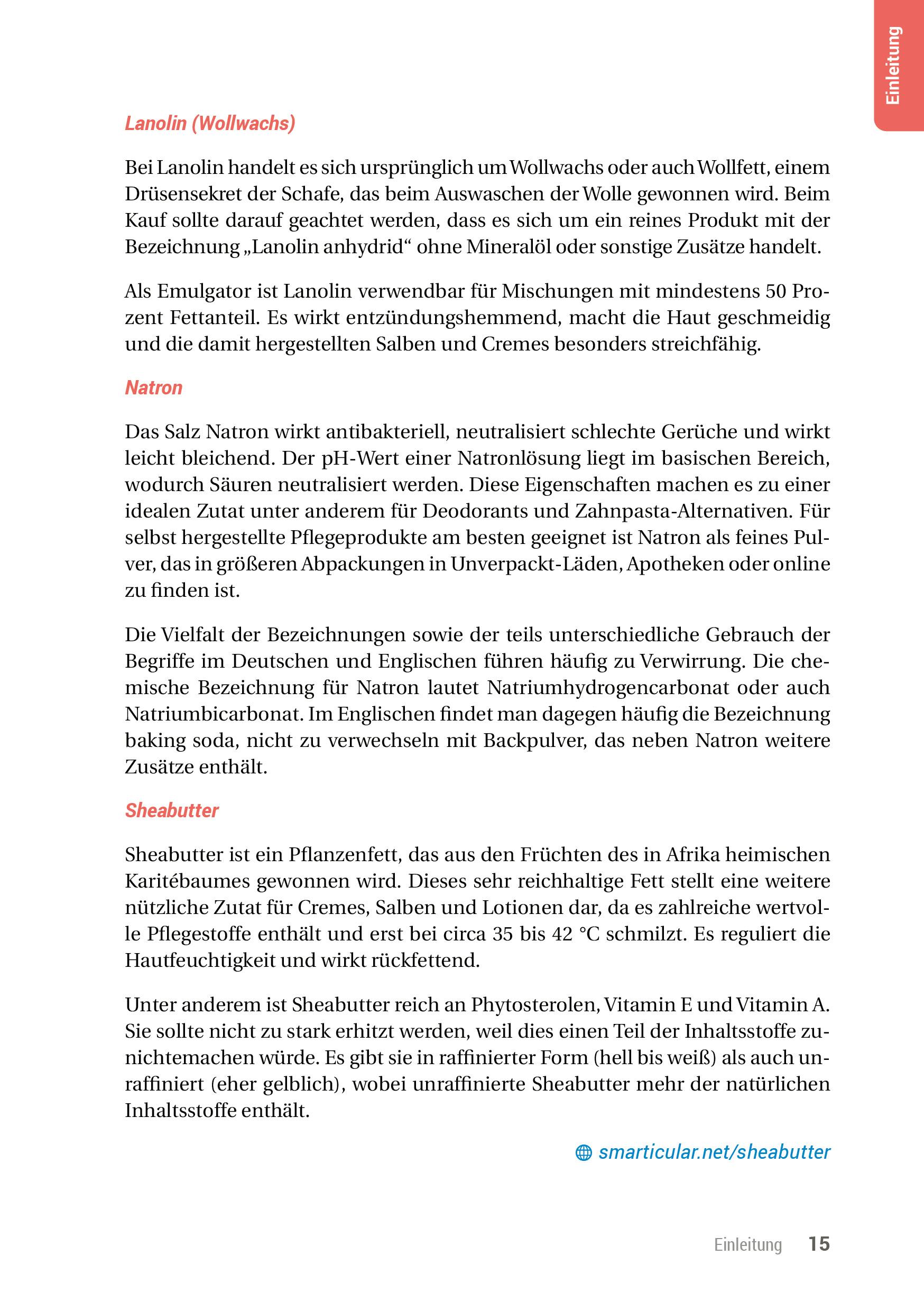 Beispielinhalt (Bild) Selber machen statt kaufen - Haut und Haar - 2. Auflage, aktualisierte, erweiterte Ausgabe