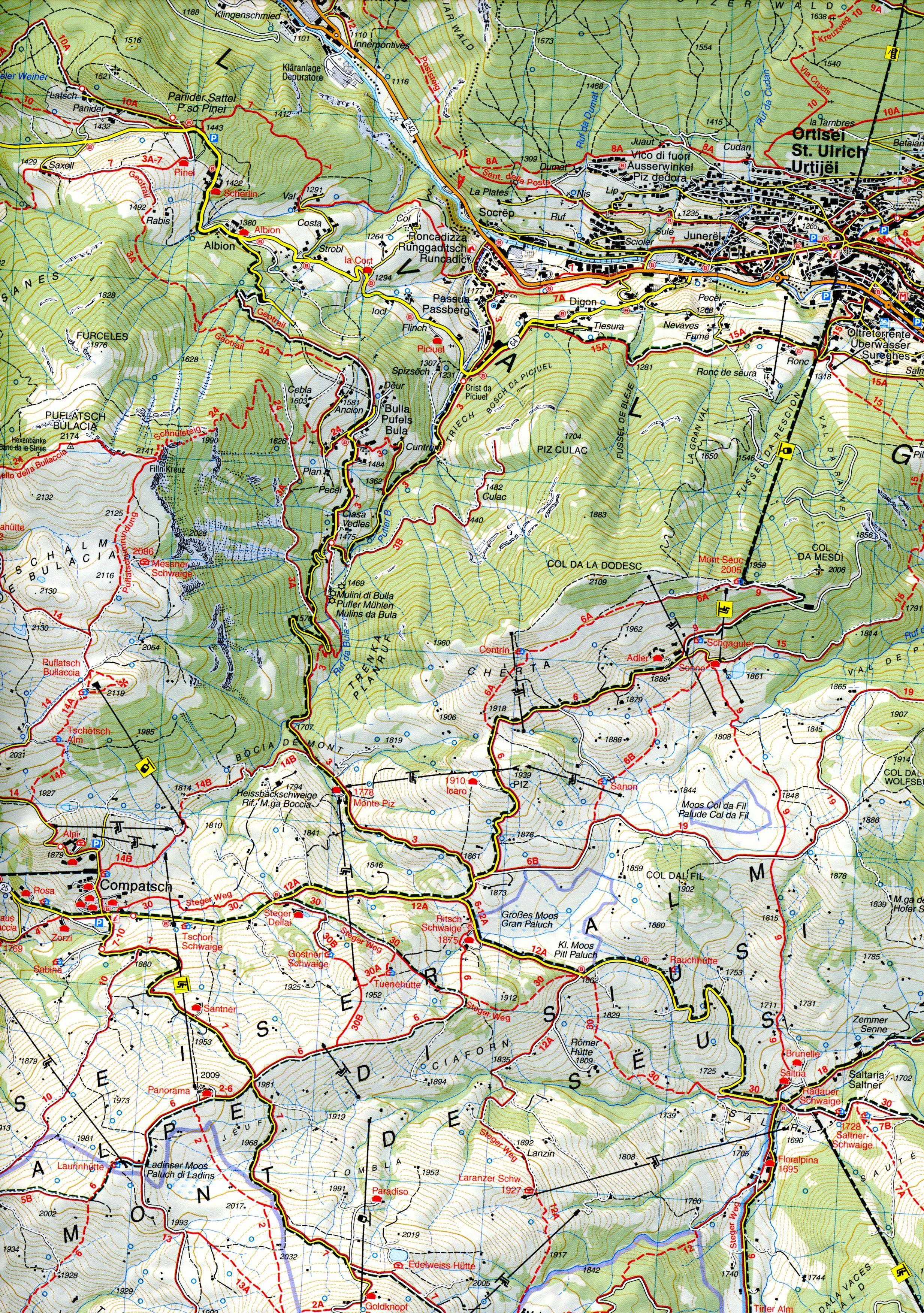 Beispielinhalt (Bild) 05 Val Gardena- Alpe di Siusi-  Gröden - Seiseralm