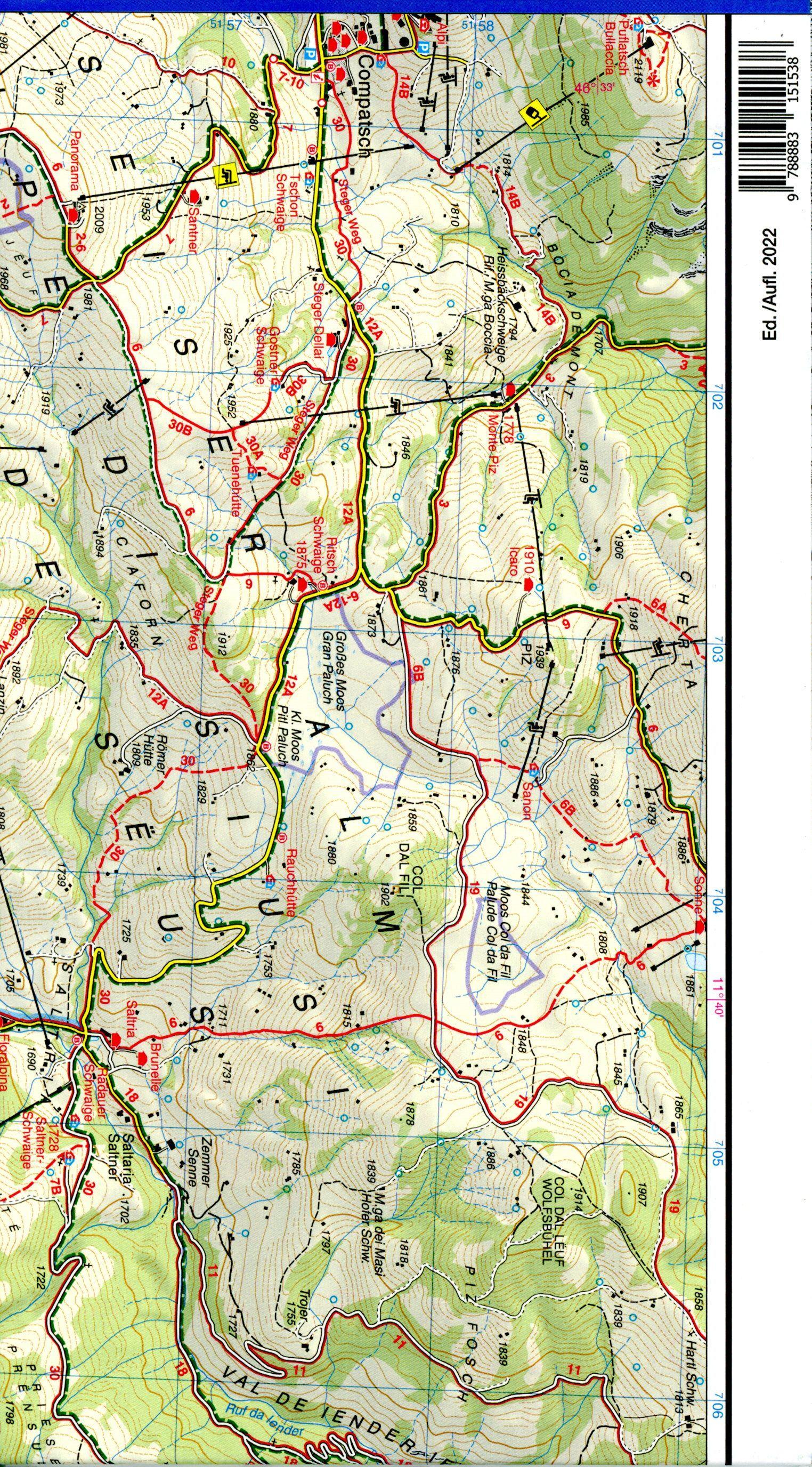 Beispielinhalt (Bild) 06 Val di Fassa e Dolomiti Fassane