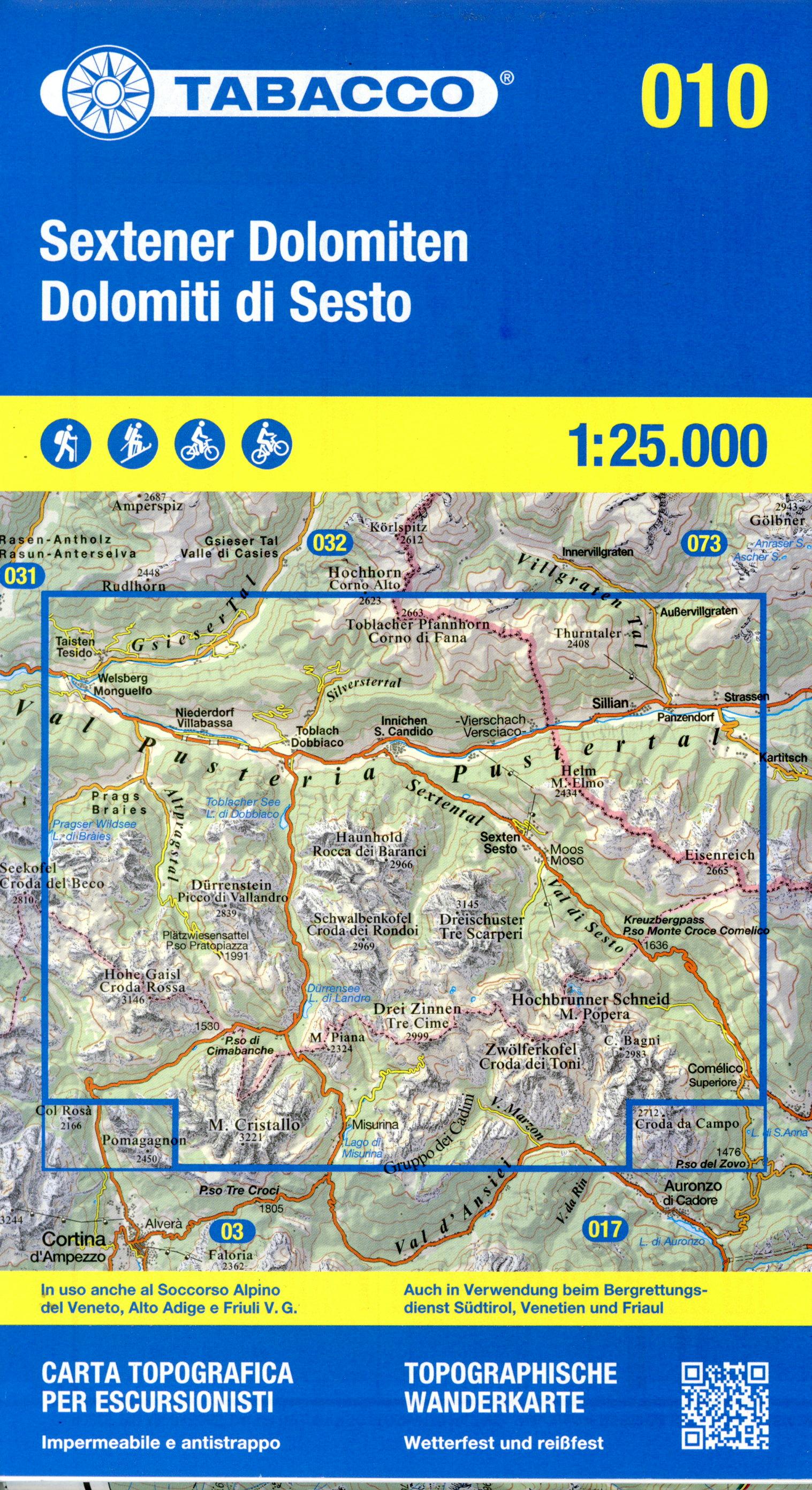 Vorderes Coverbild 10 Dolomiti di Sesto / Sextener Dolomiten
