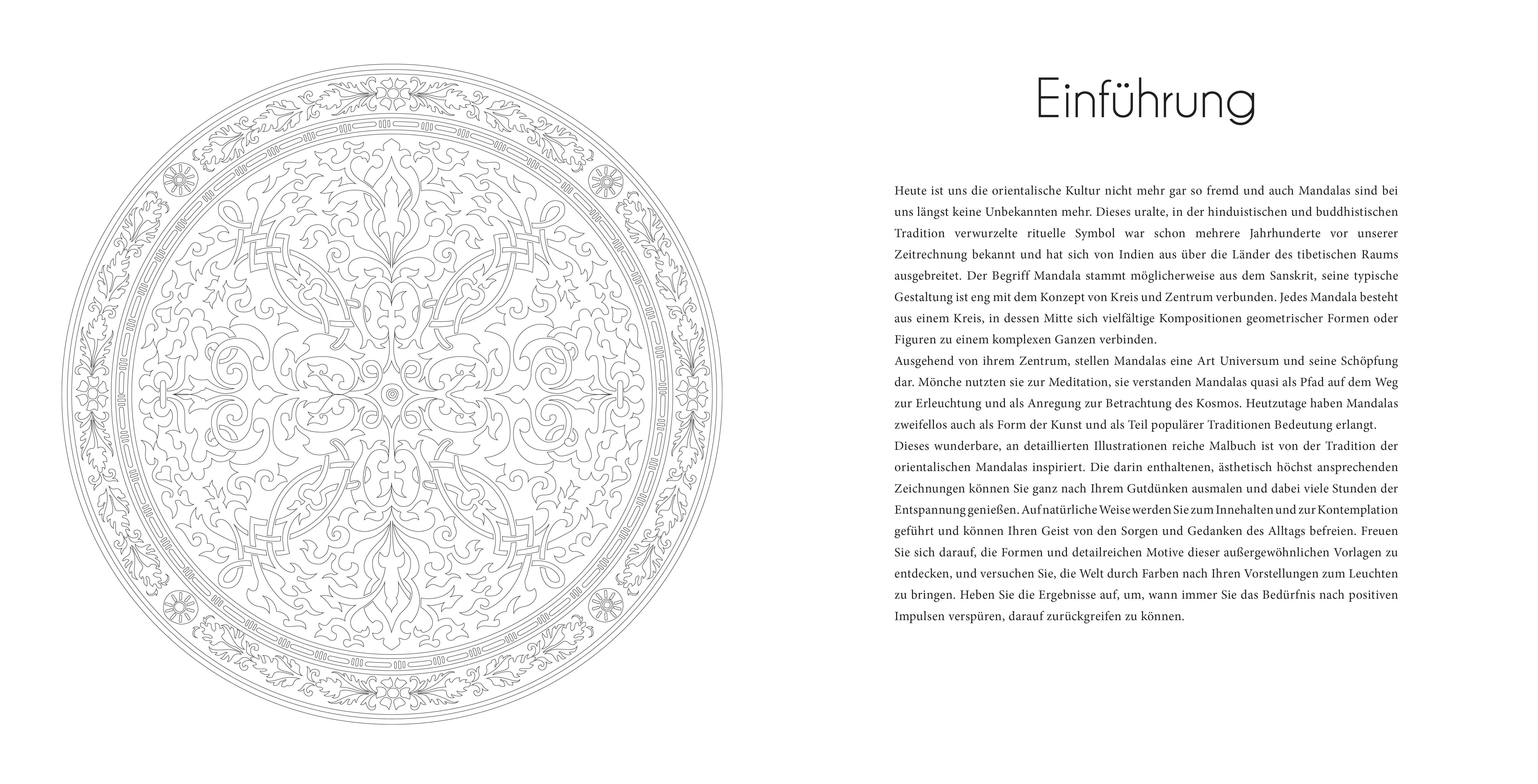 Beispielinhalt (Bild) Orientalische Mandalas