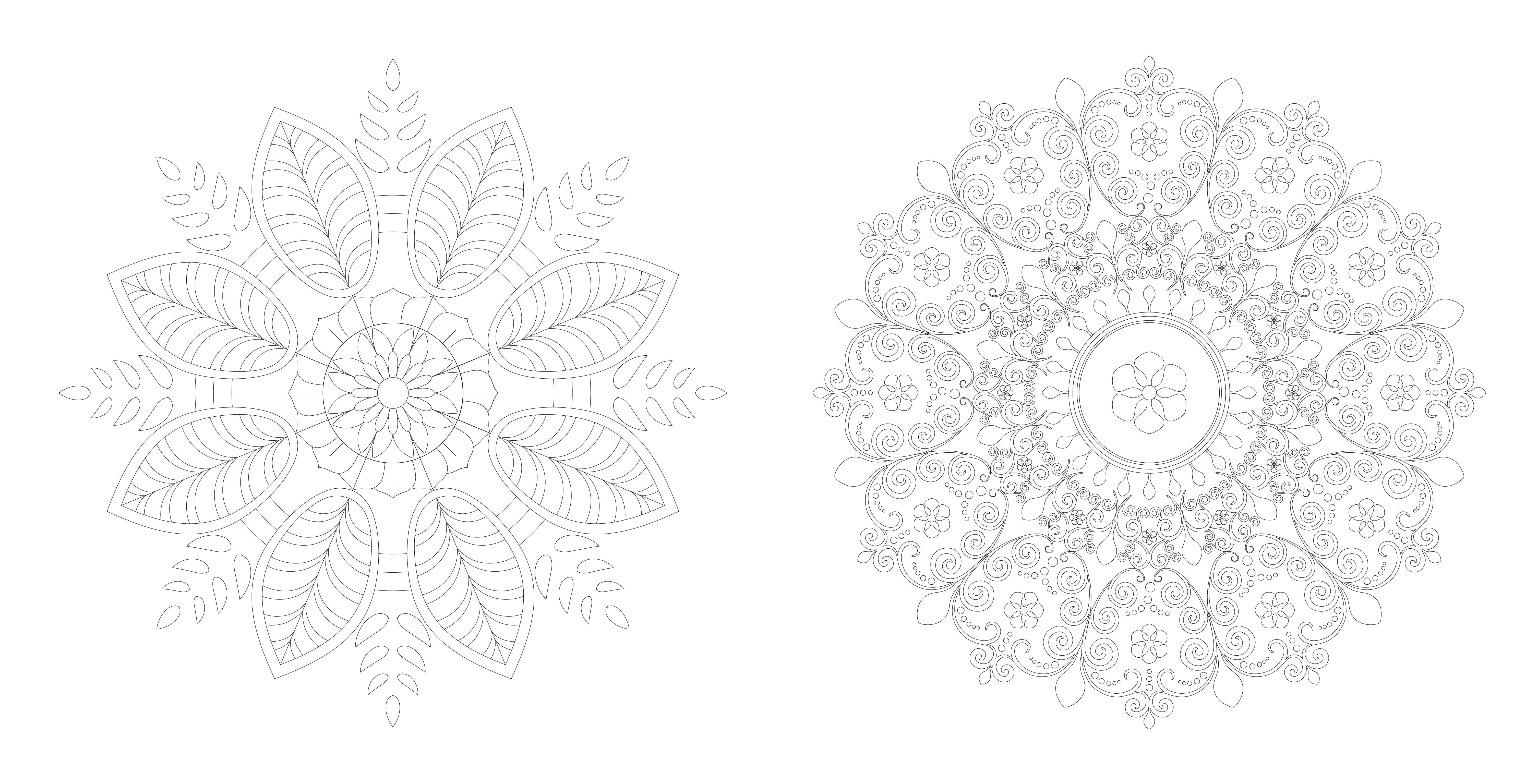Beispielinhalt (Bild) Orientalische Mandalas
