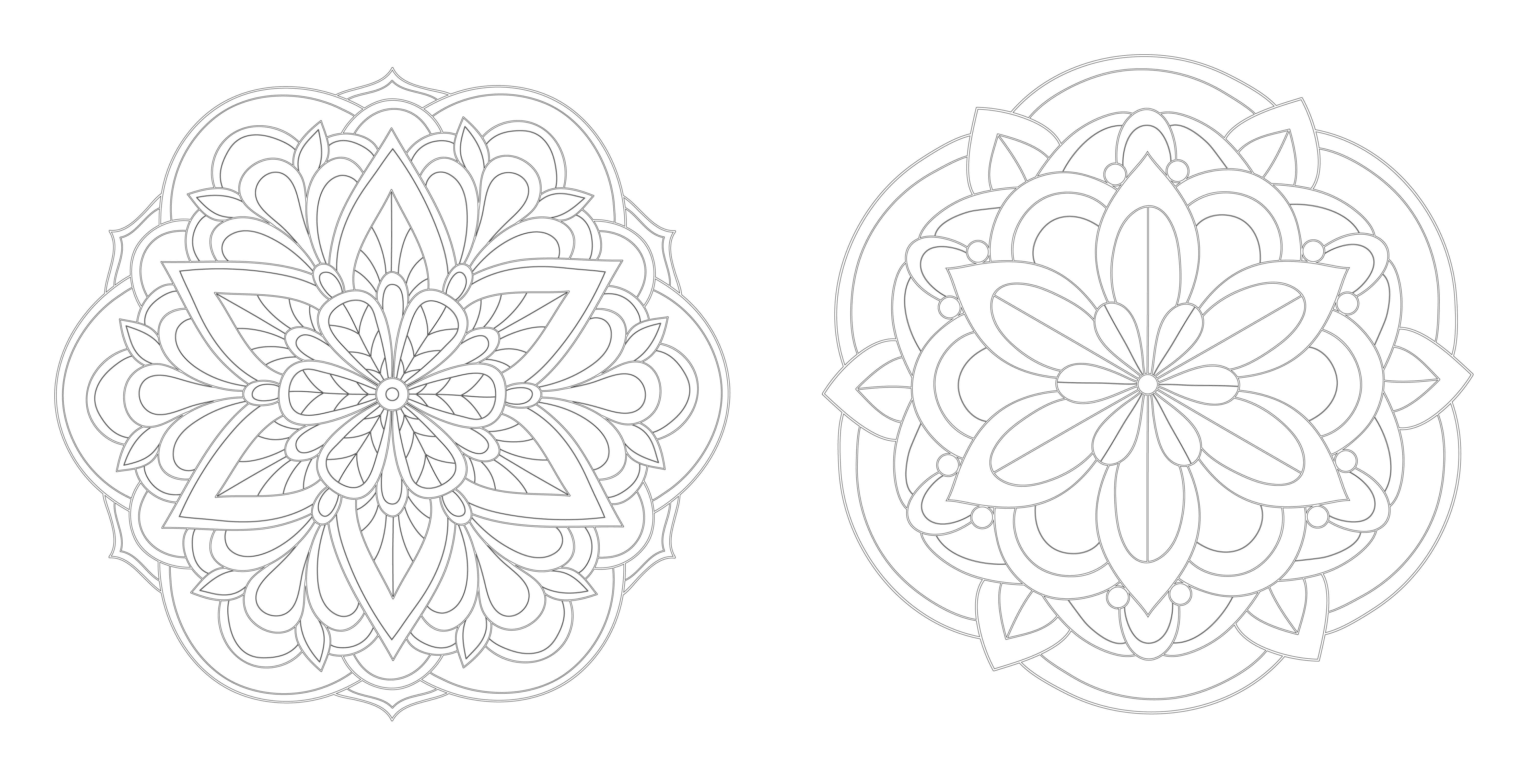 Beispielinhalt (Bild) Orientalische Mandalas