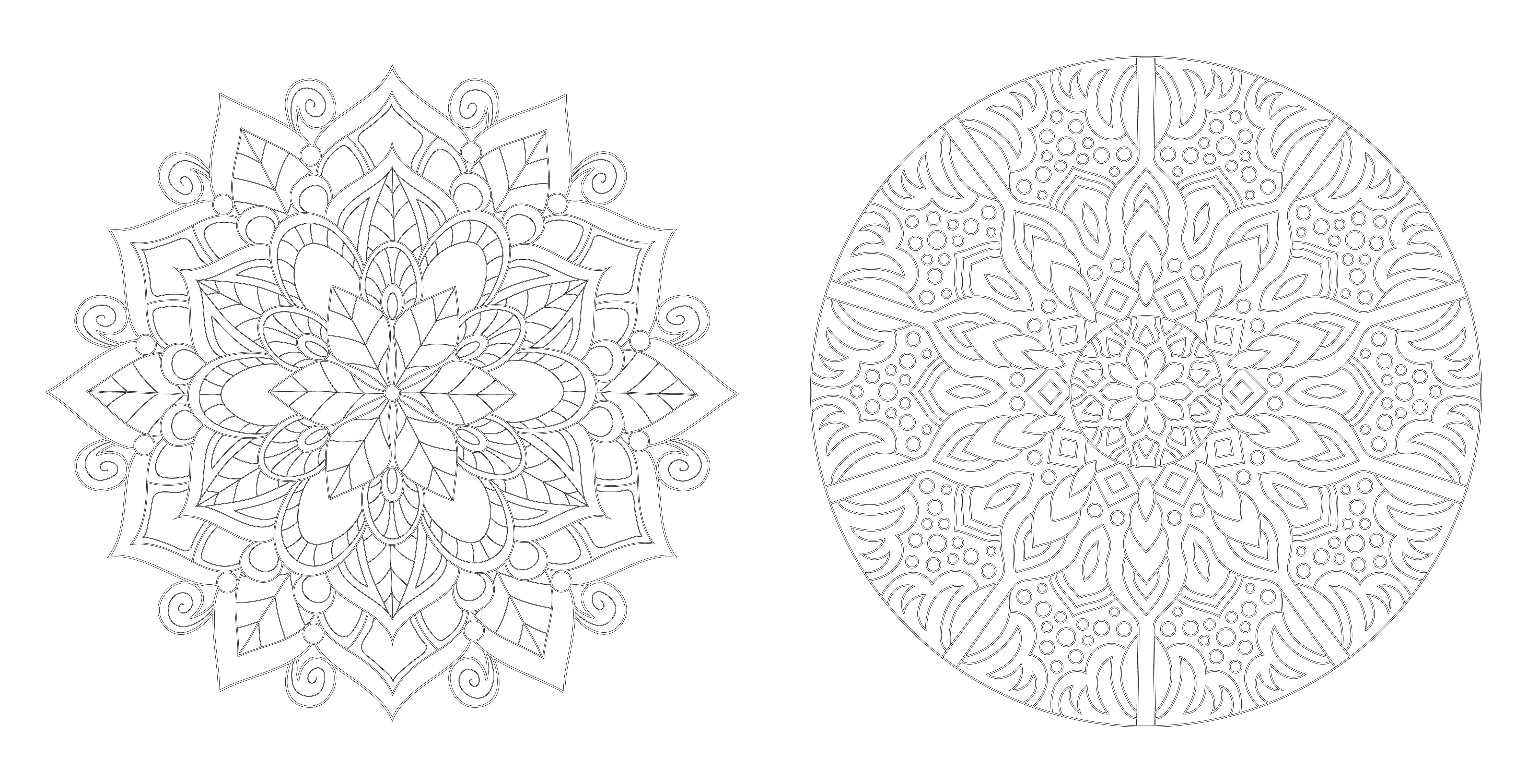 Beispielinhalt (Bild) Orientalische Mandalas