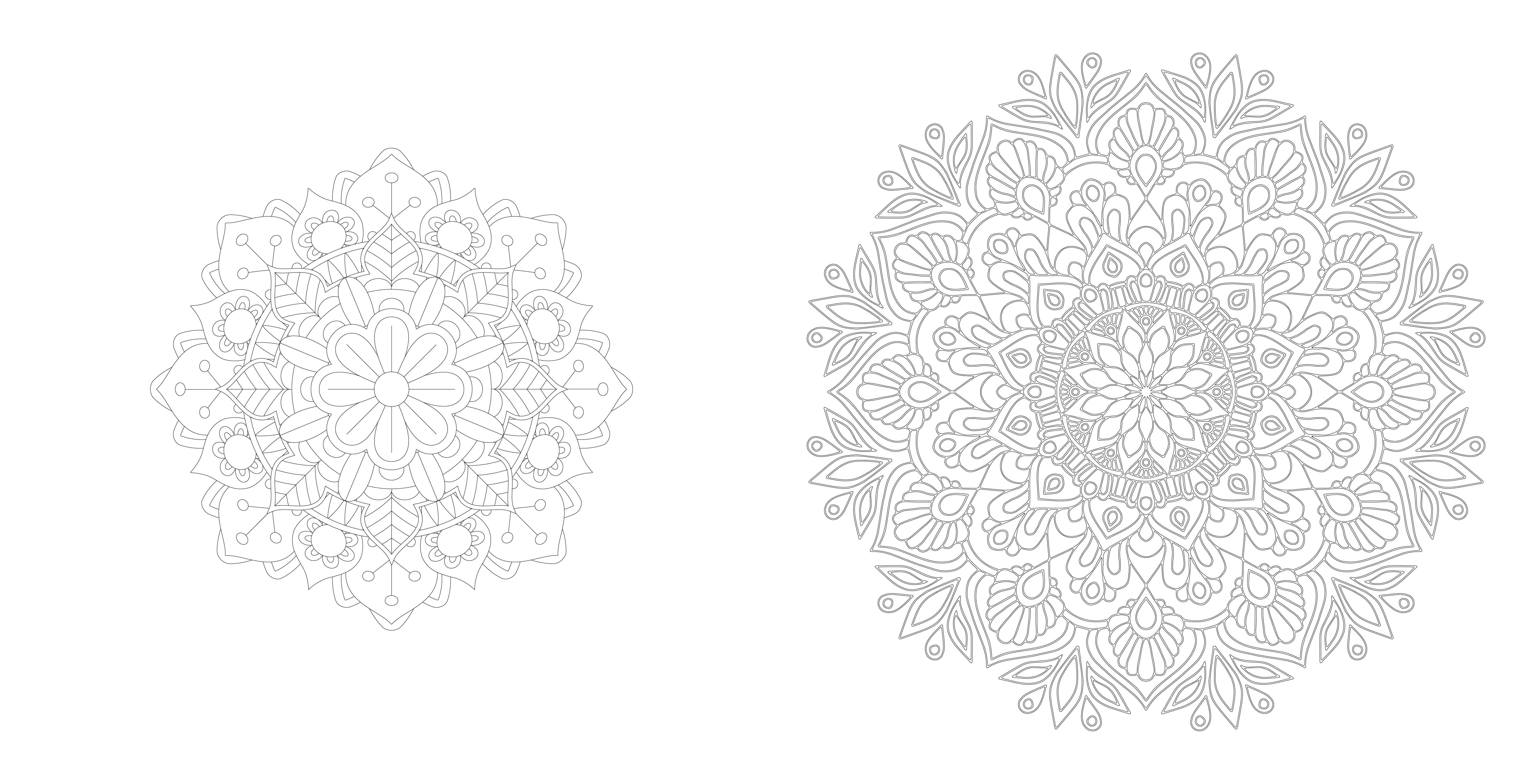 Beispielinhalt (Bild) Orientalische Mandalas
