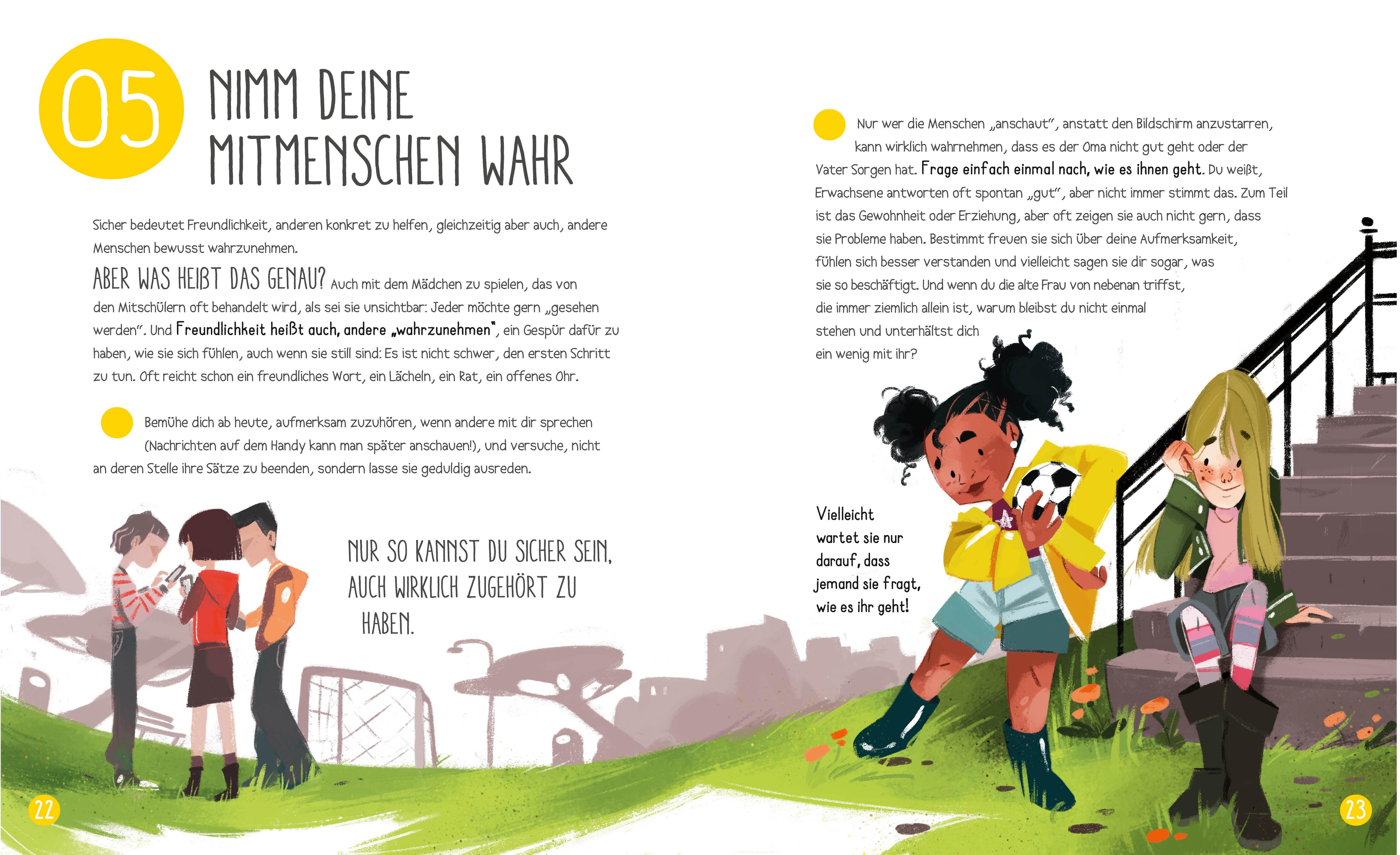 Beispielinhalt (Bild) 10 Ideen für mehr Freundlichkeit auf unserem Planeten