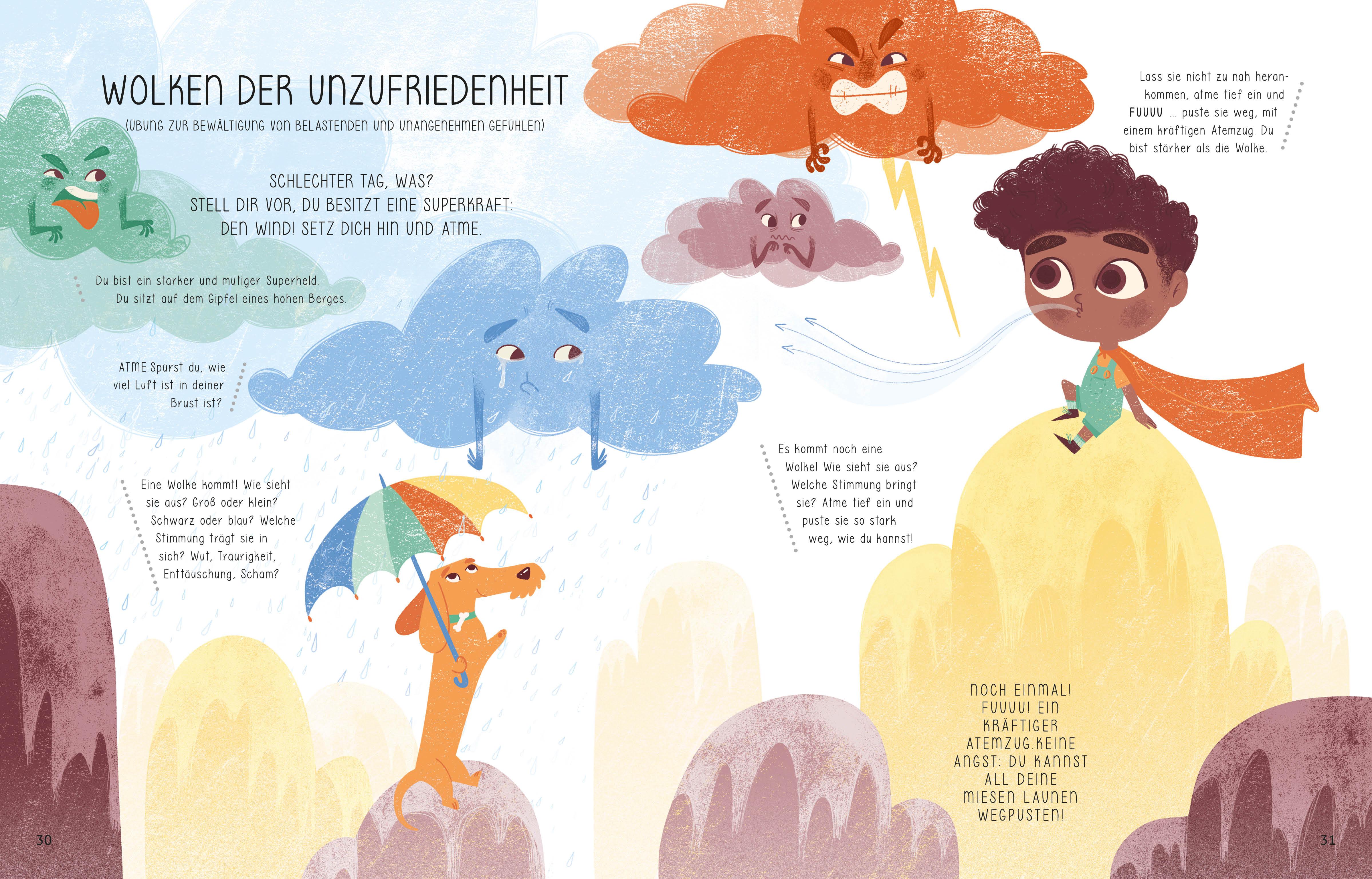 Beispielinhalt (Bild) Mein erstes Buch der Achtsamkeit