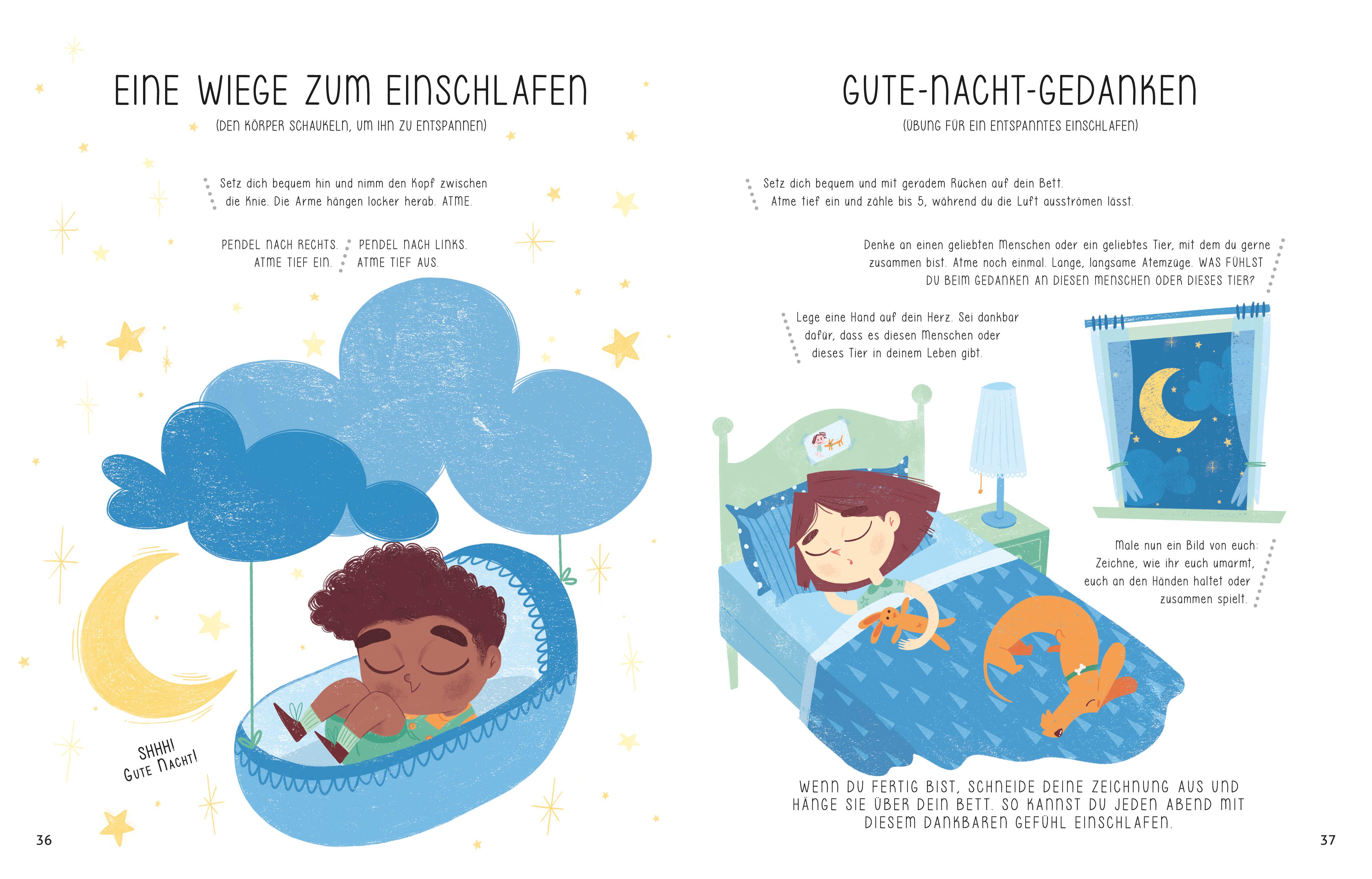 Beispielinhalt (Bild) Mein erstes Buch der Achtsamkeit