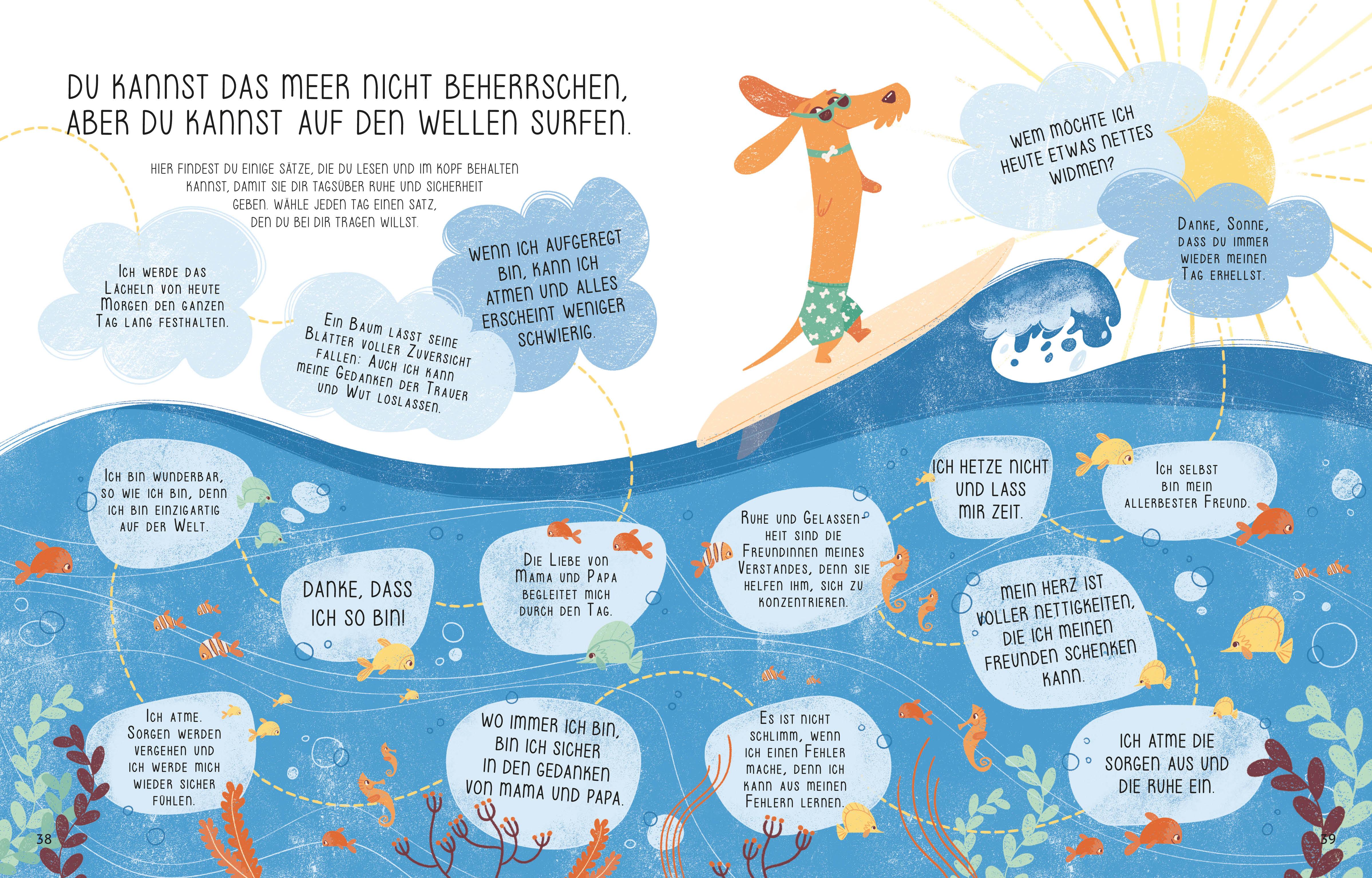 Beispielinhalt (Bild) Mein erstes Buch der Achtsamkeit