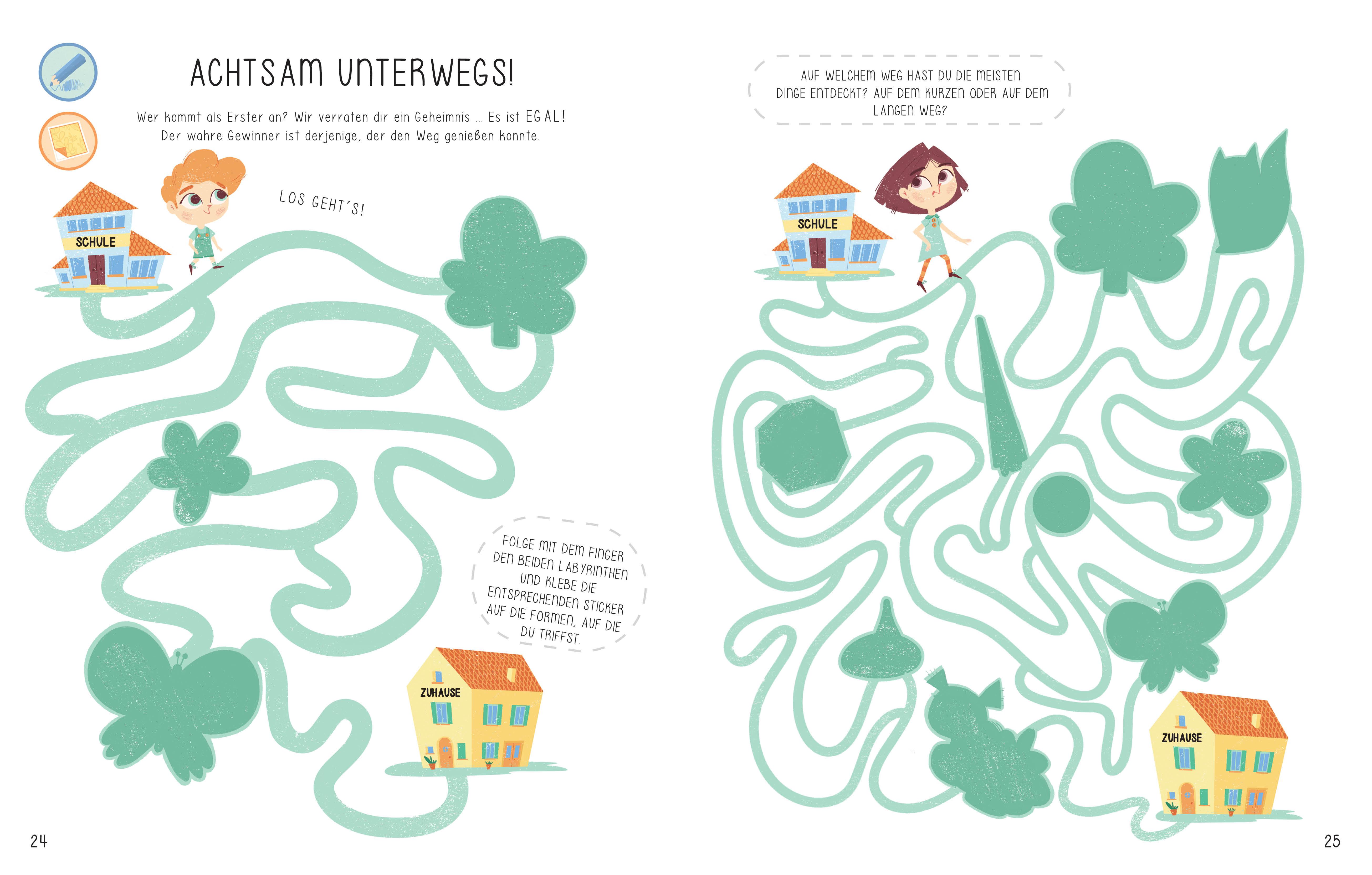 Beispielinhalt (Bild) Achtsamkeit spielend lernen