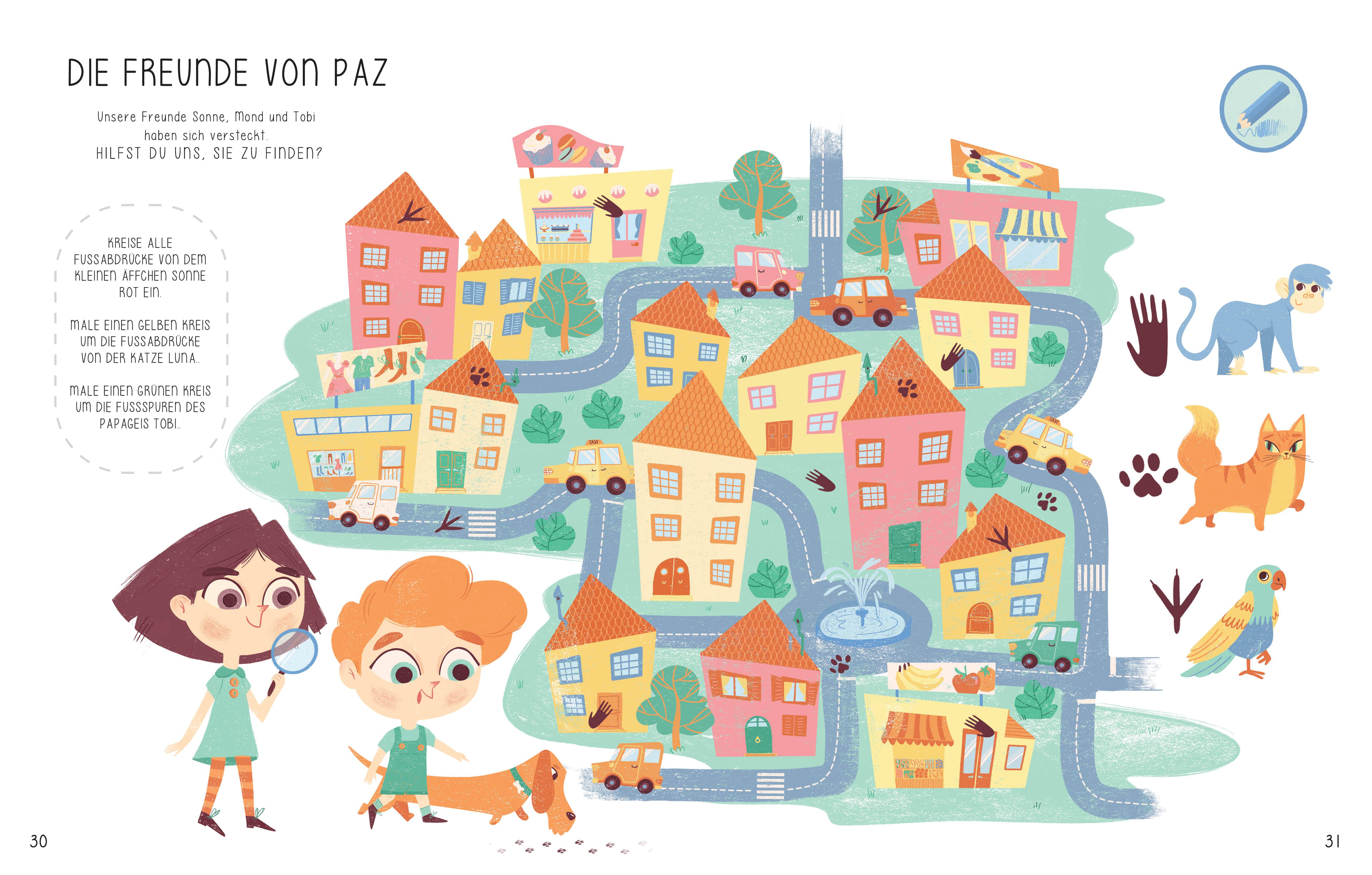 Beispielinhalt (Bild) Achtsamkeit spielend lernen