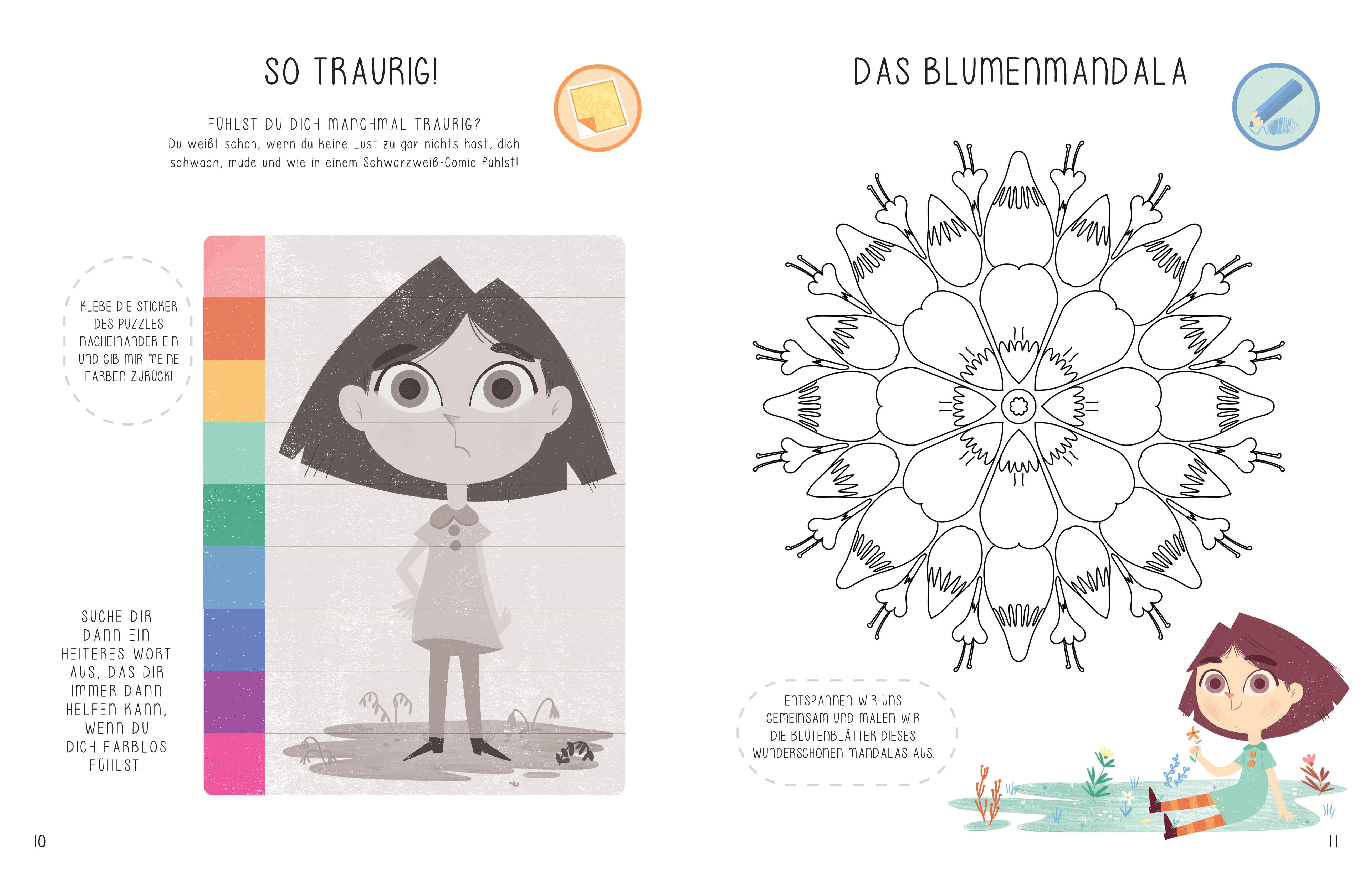 Beispielinhalt (Bild) Achtsamkeit spielend lernen