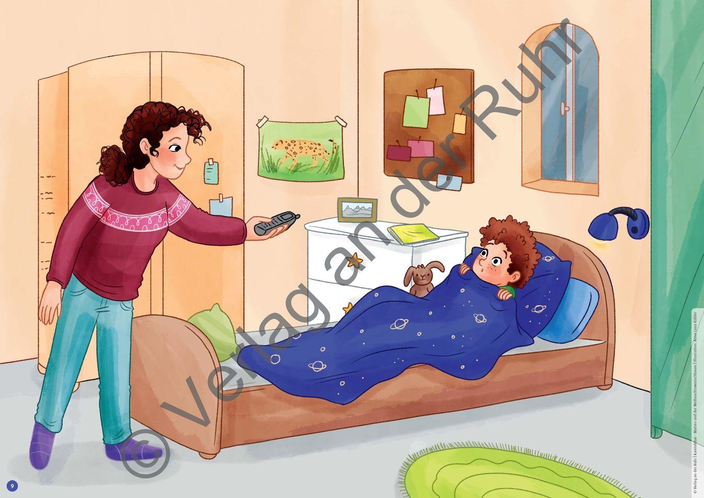 Beispielinhalt (Bild) Matteo und der Weihnachtswunschbaum