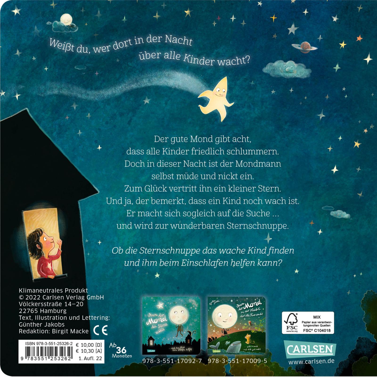 Rückseitencover Wenn ein Stern auf Reise geht ...