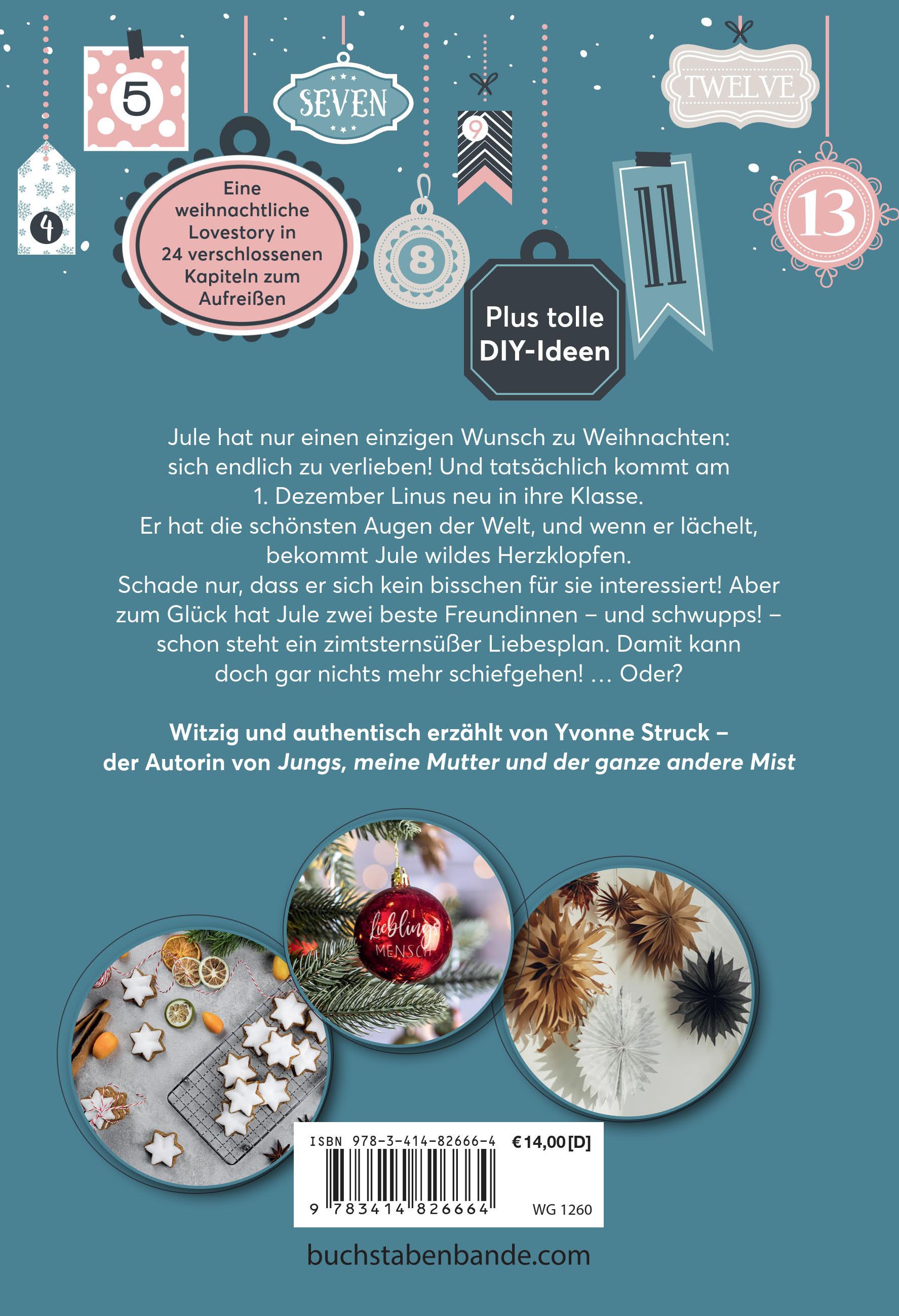 Beispielinhalt (Bild) Ein Zimtstern für den ersten Kuss