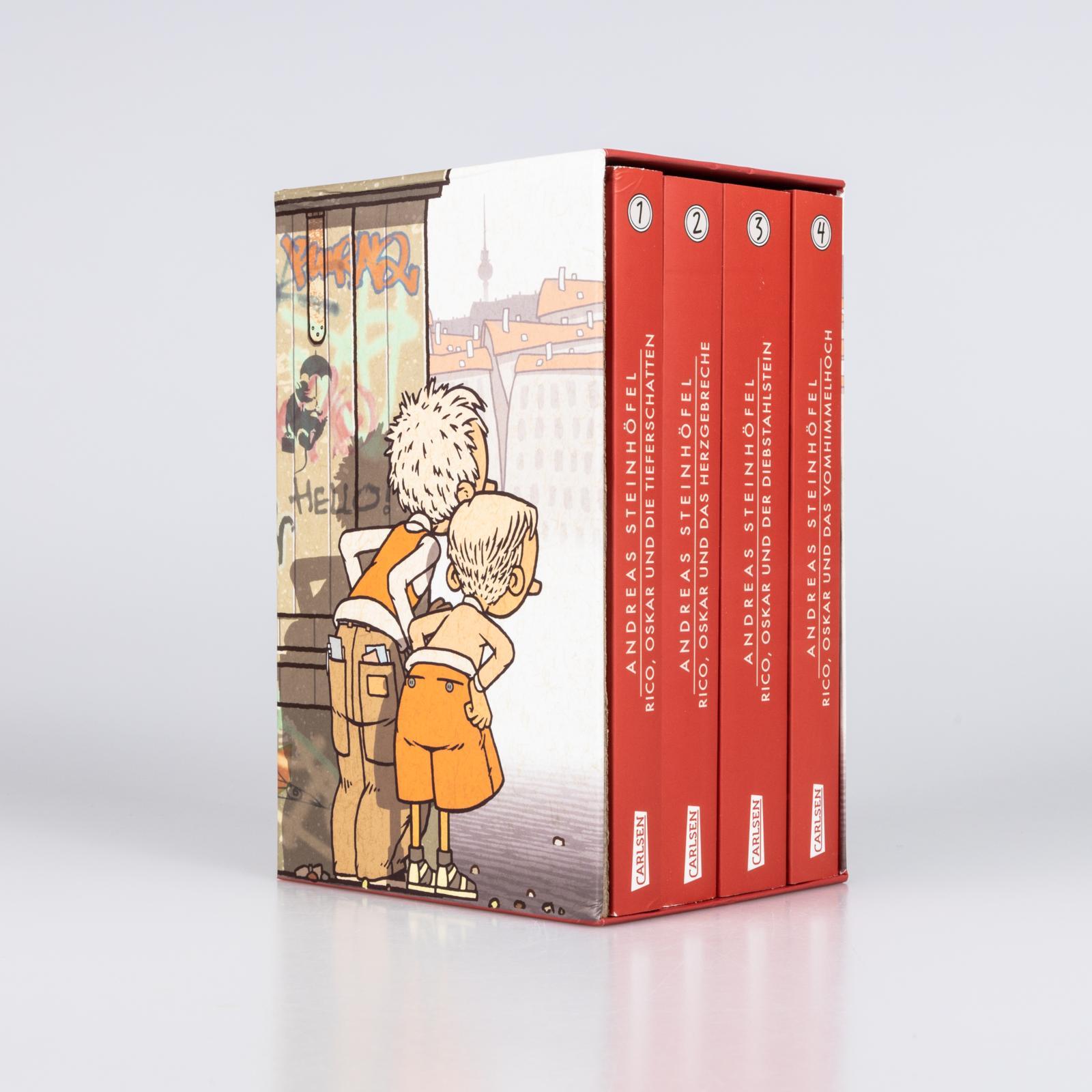 Beispielinhalt (Bild) Rico und Oskar - Die ersten vier Bände im Taschenbuch-Schuber (Rico und Oskar)
