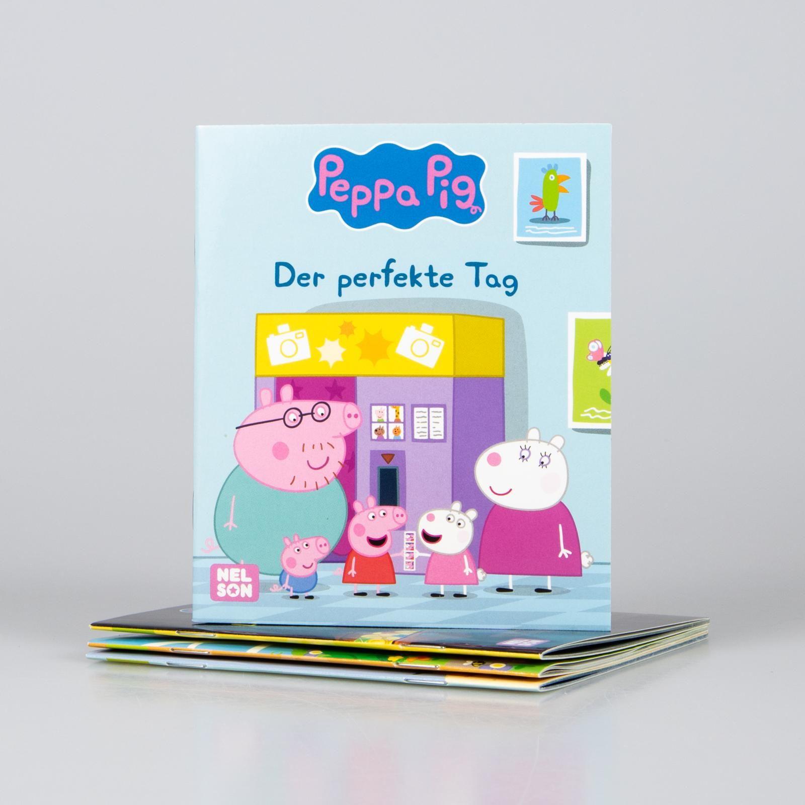 Beispielinhalt (Bild) Nelson Mini-Bücher: 4er Peppa Pig 21-24
