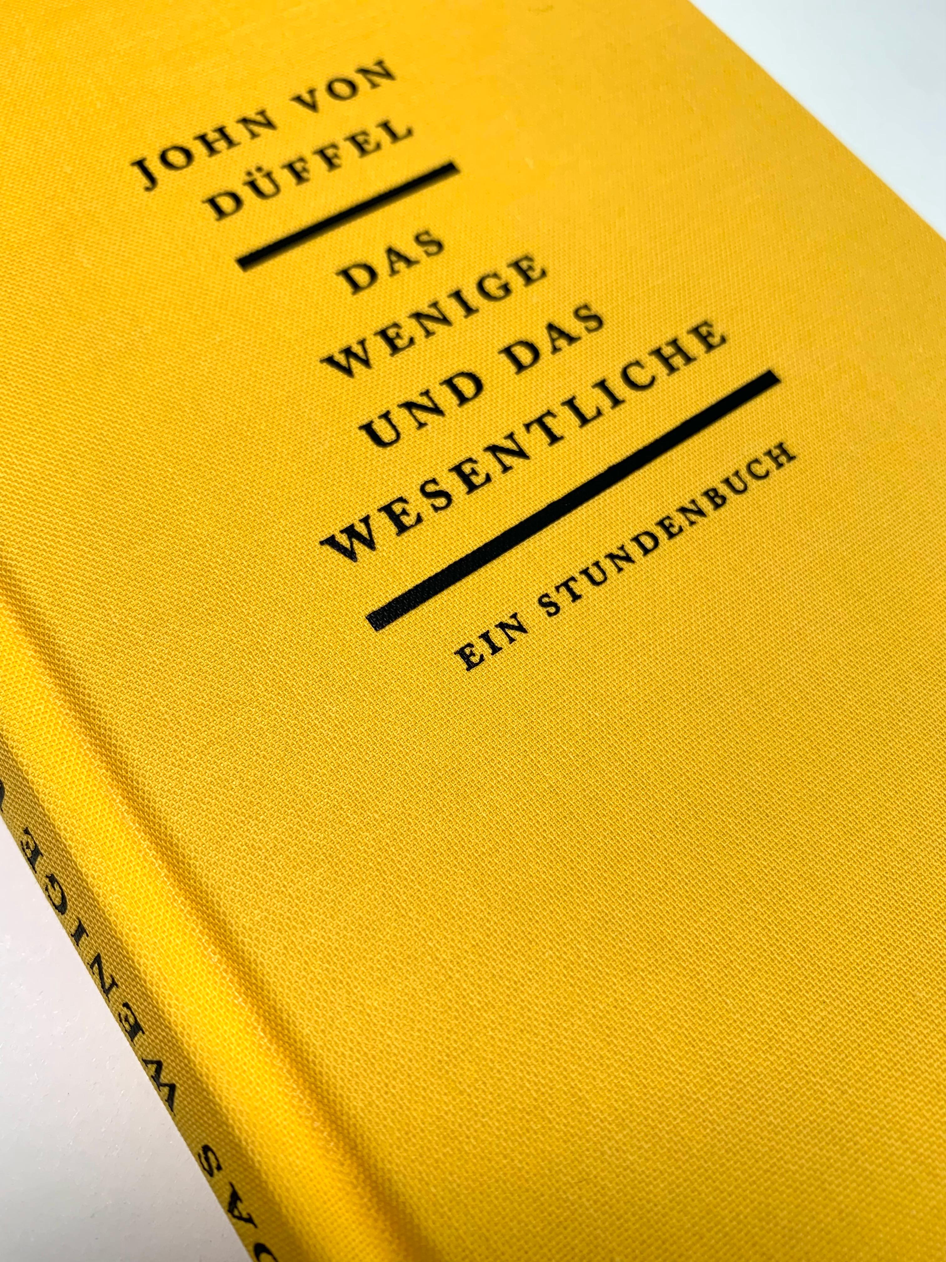 Beispielinhalt (Bild) Das Wenige und das Wesentliche